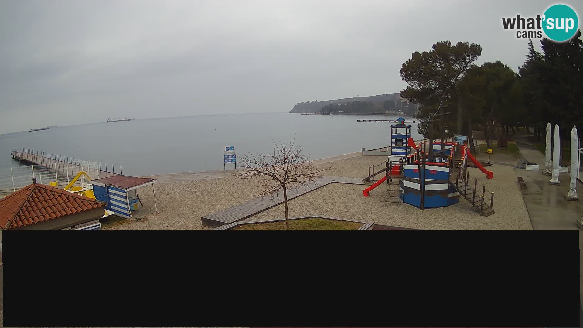 Web kamera uživo Ankaran – Adria Ankaran Hotel & Resort – Slovenija