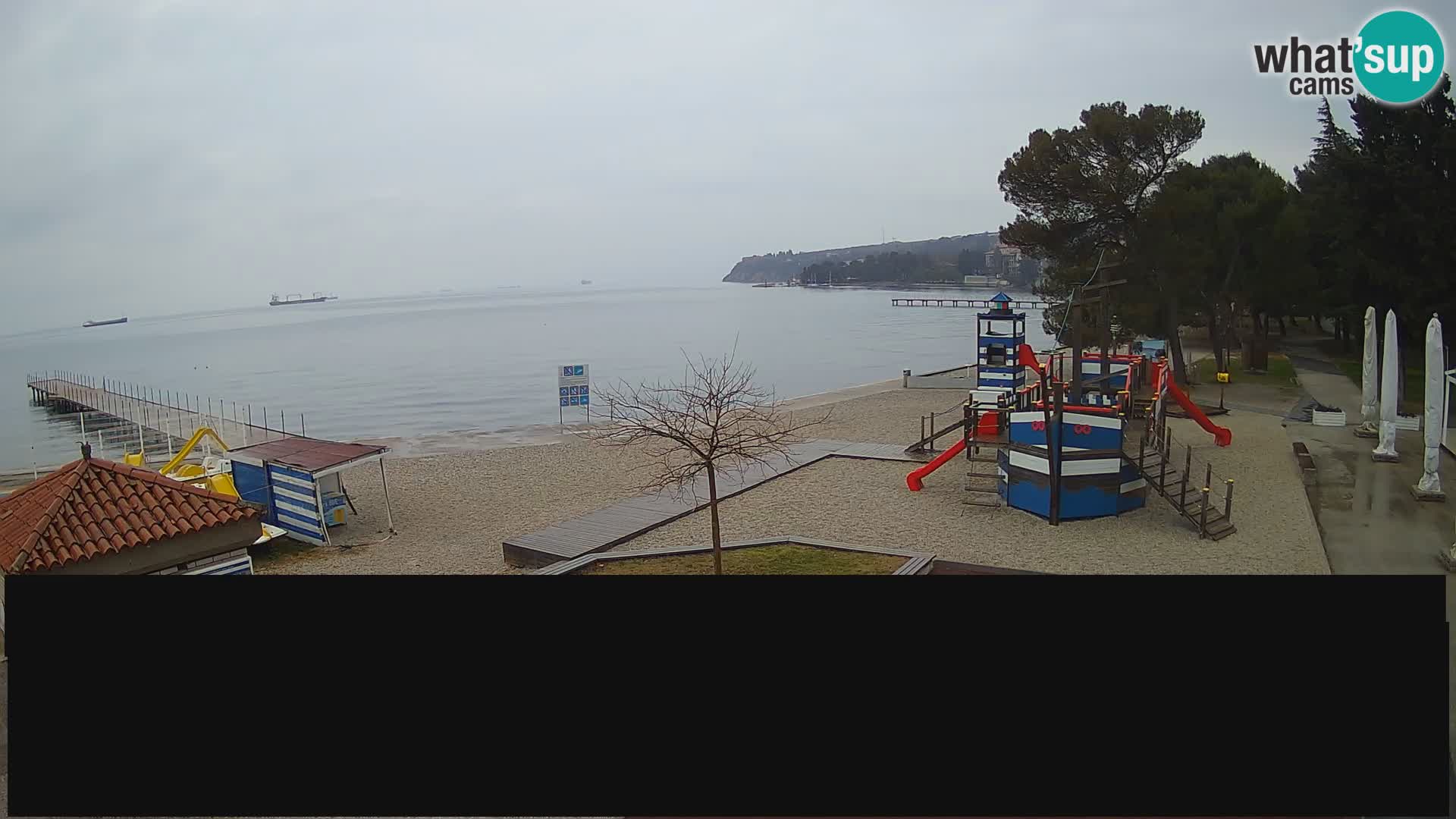 Web kamera uživo Ankaran – Adria Ankaran Hotel & Resort – Slovenija