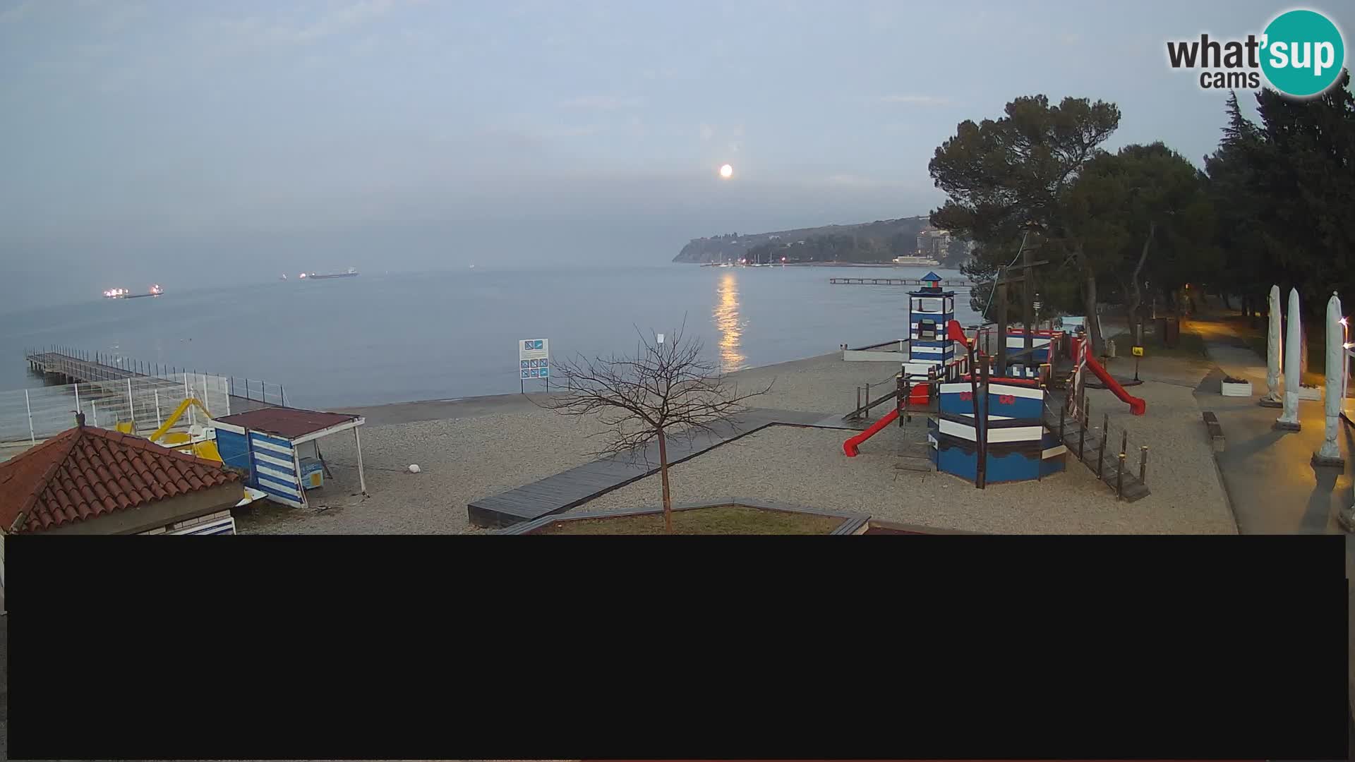 Cámara web en vivo Ankaran – Adria Ankaran Hotel & Resort – Eslovenia