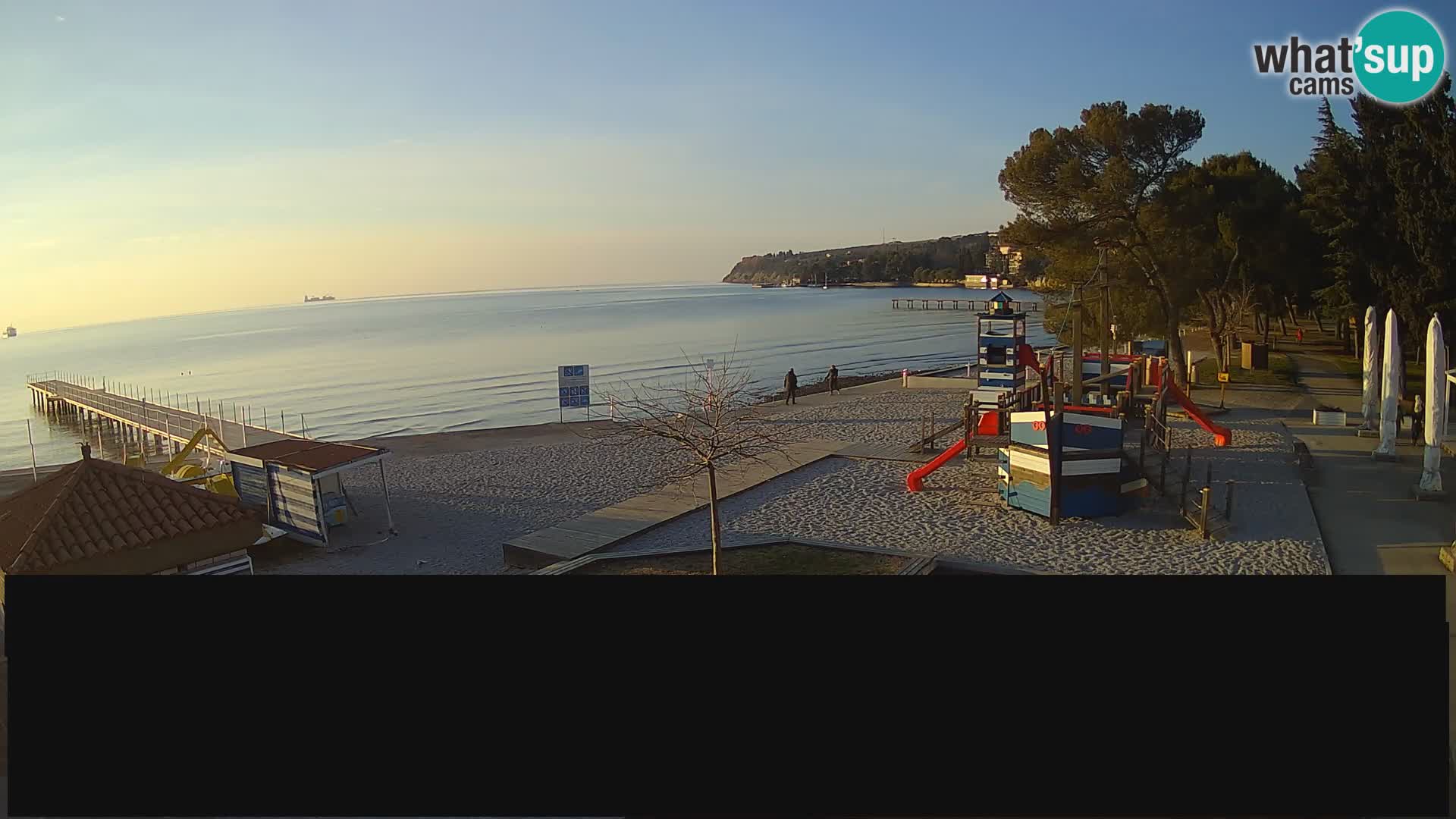 Cámara web en vivo Ankaran – Adria Ankaran Hotel & Resort – Eslovenia