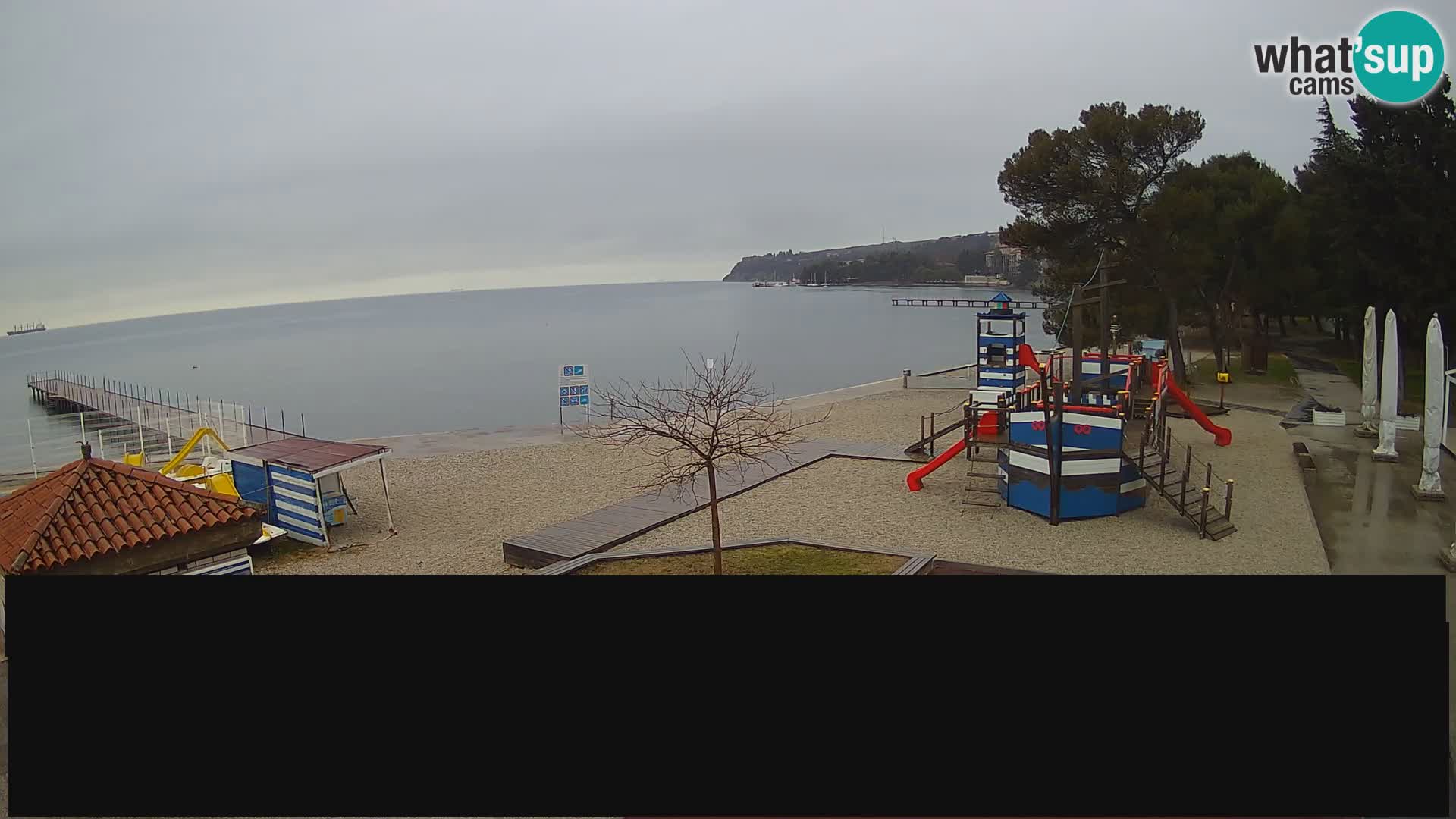 Cámara web en vivo Ankaran – Adria Ankaran Hotel & Resort – Eslovenia