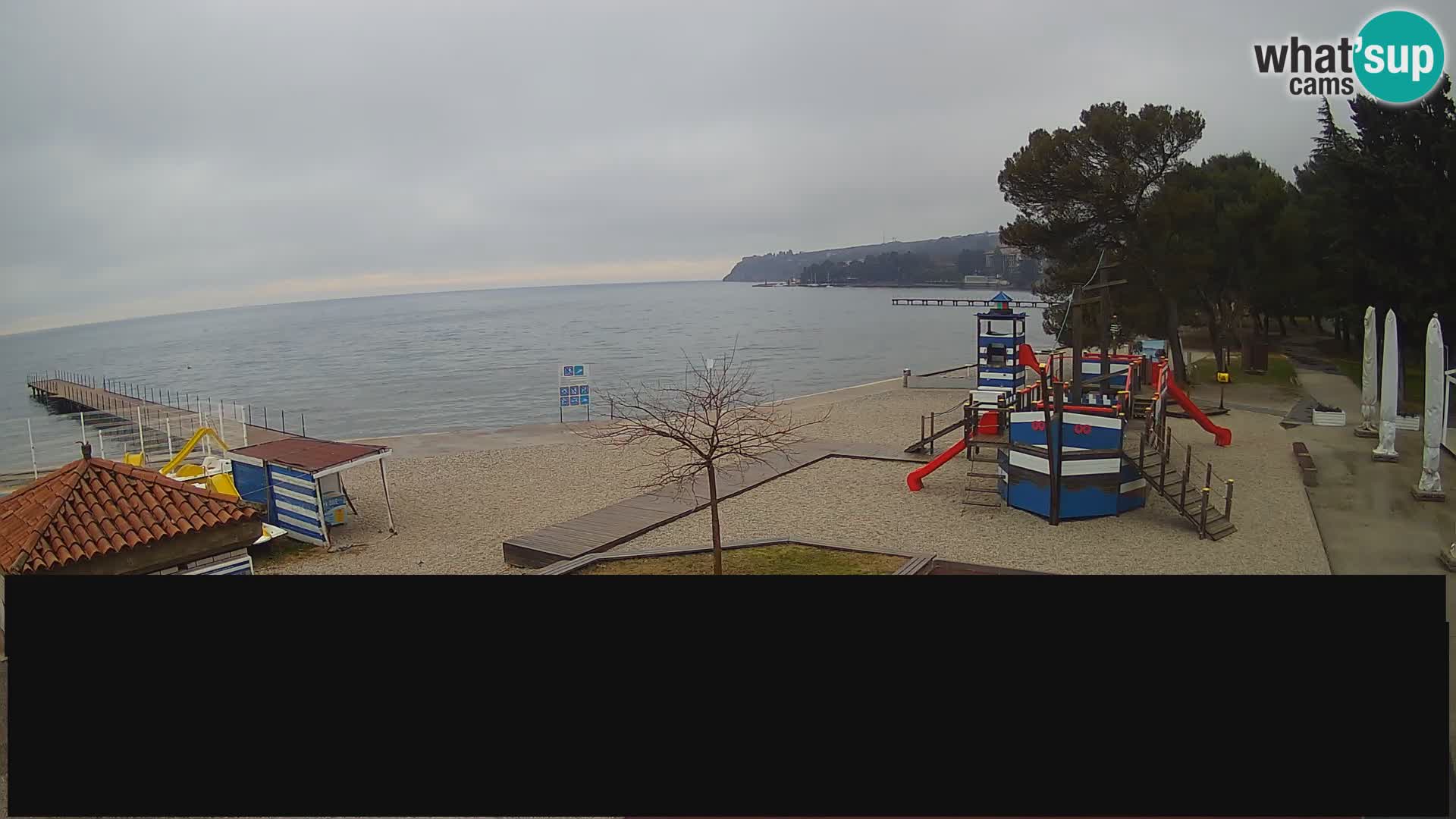 Cámara web en vivo Ankaran – Adria Ankaran Hotel & Resort – Eslovenia