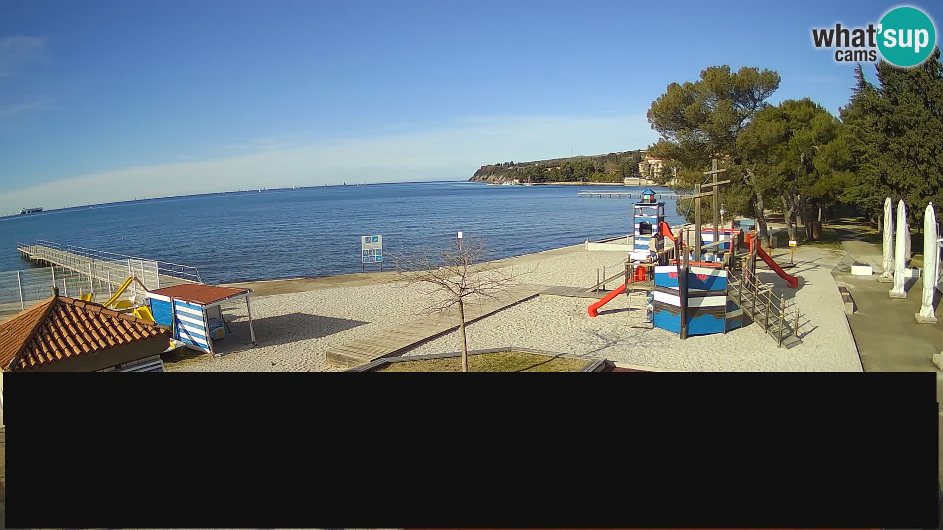 Live webcam Ankaran – Adria Ankaran Hotel & Resort – Slovenia