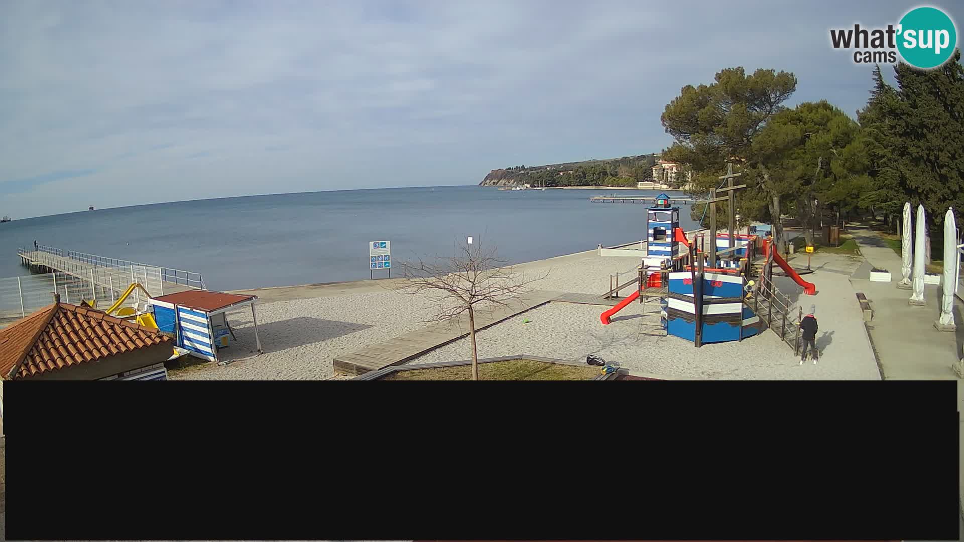 Cámara web en vivo Ankaran – Adria Ankaran Hotel & Resort – Eslovenia