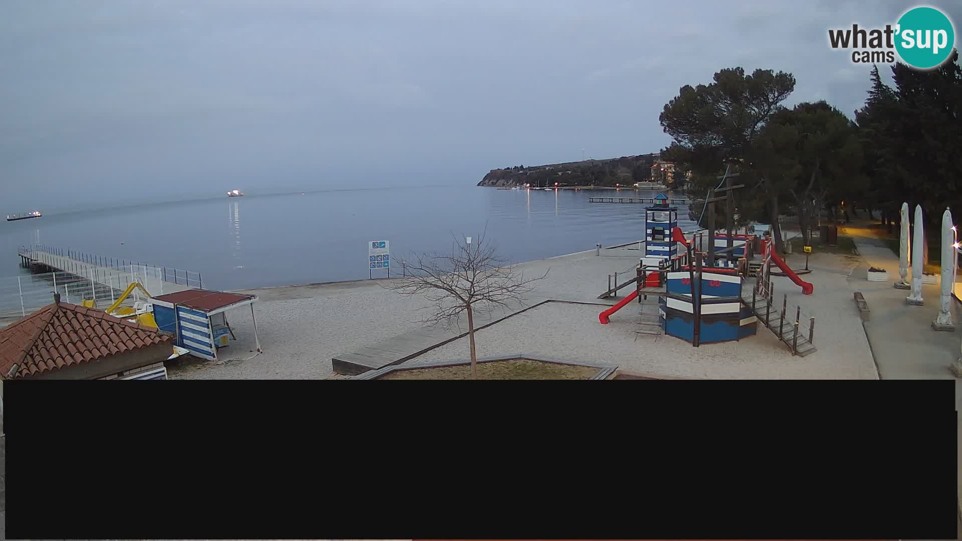 Webcam en direct Ankaran – Adria Ankaran Hotel & Resort – Slovénie