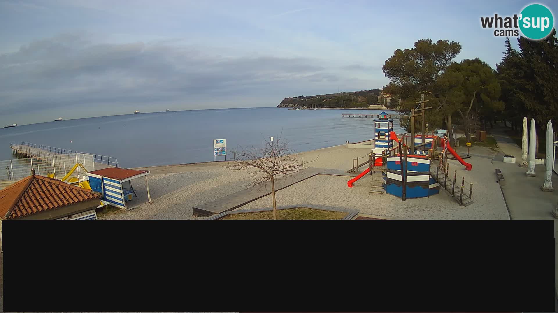 Cámara web en vivo Ankaran – Adria Ankaran Hotel & Resort – Eslovenia