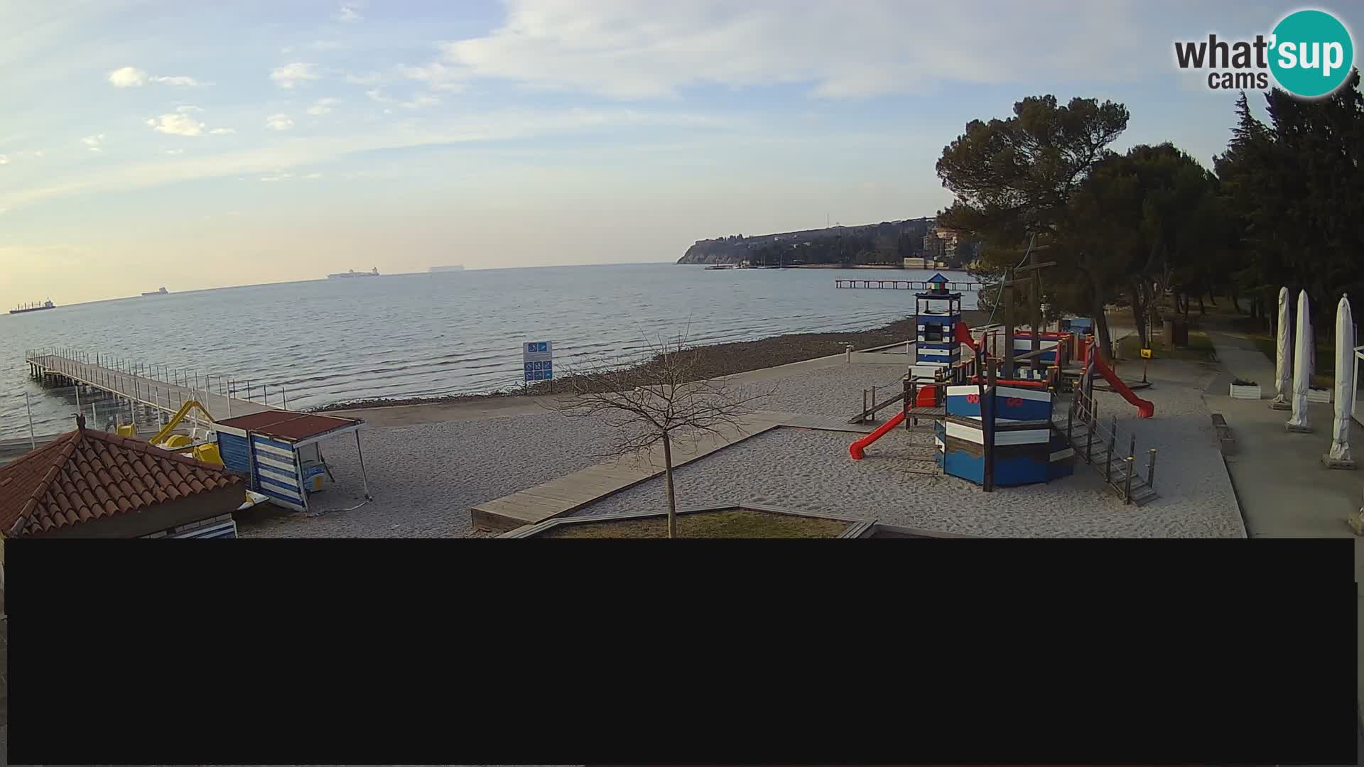 Live webcam Ankaran – Adria Ankaran Hotel & Resort – Slovenia