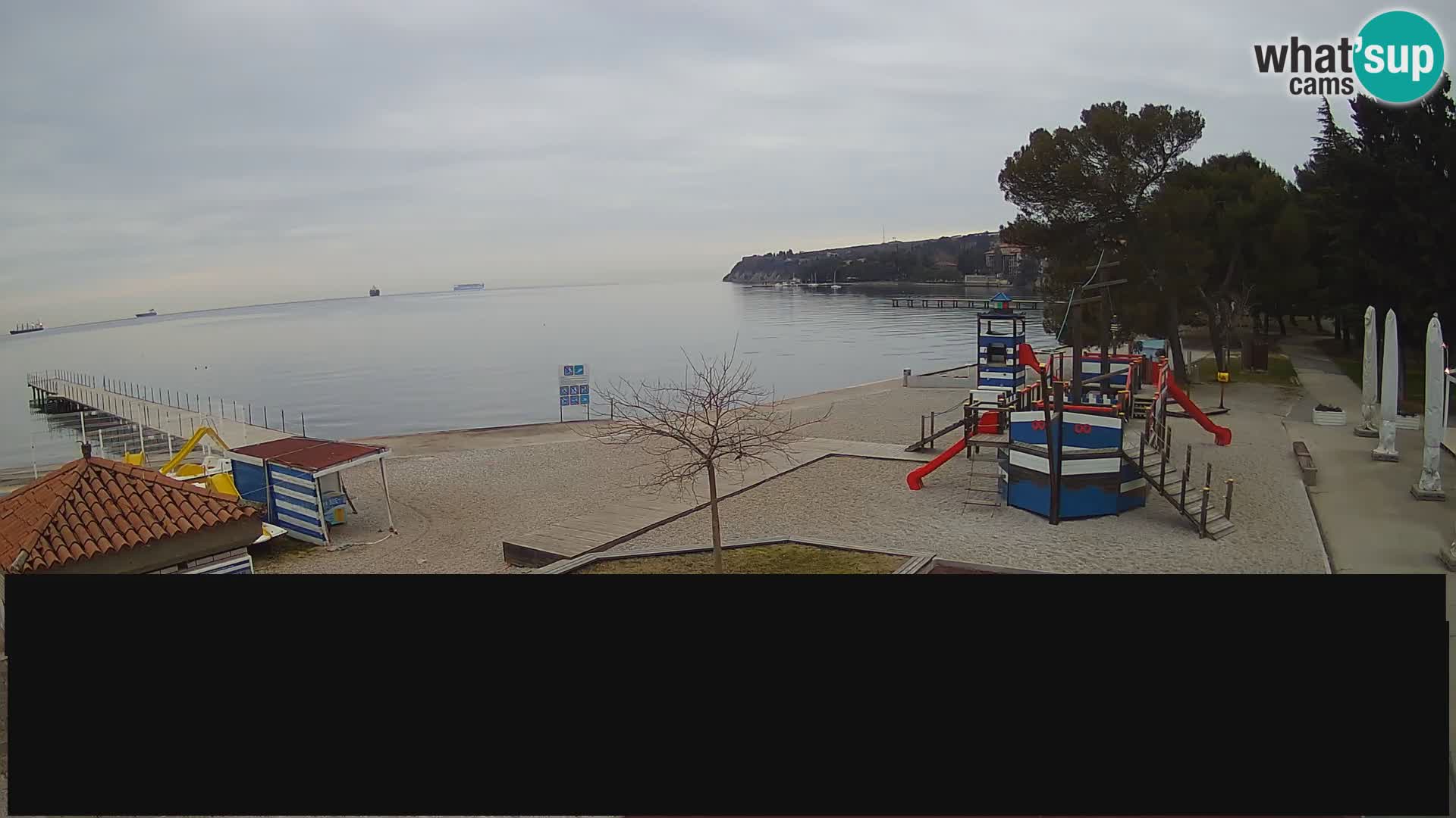 Live webcam Ankaran – Adria Ankaran Hotel & Resort – Slovenia