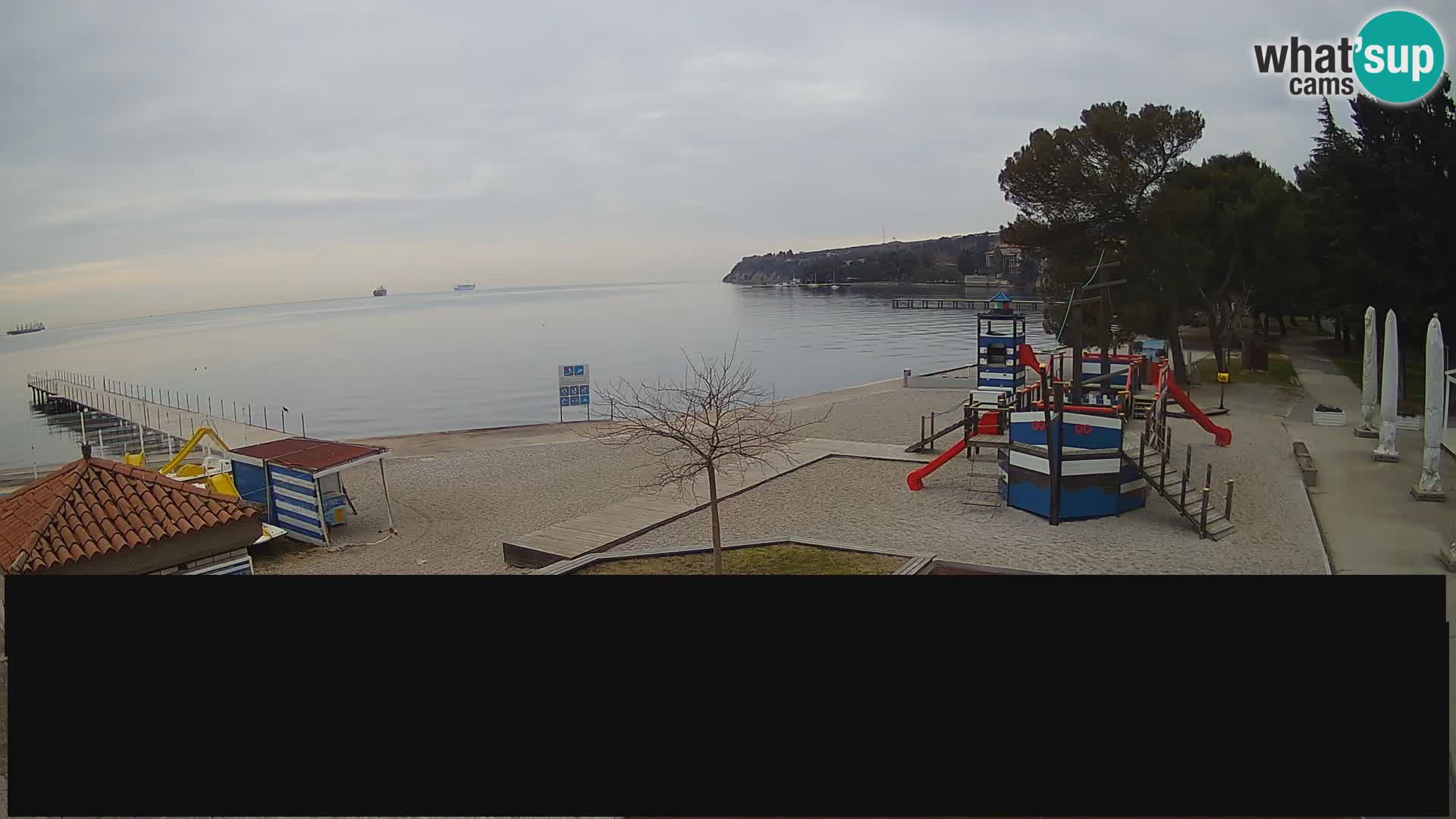 Cámara web en vivo Ankaran – Adria Ankaran Hotel & Resort – Eslovenia