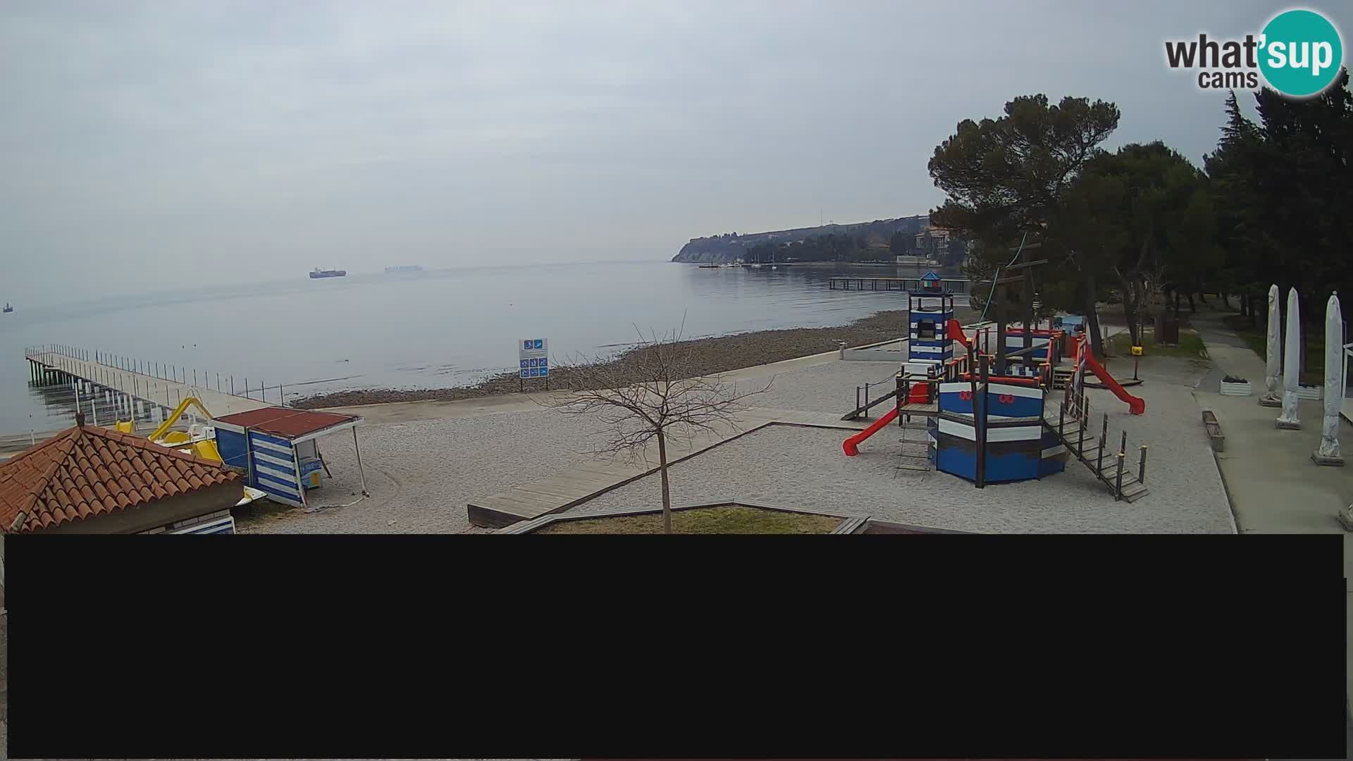 Cámara web en vivo Ankaran – Adria Ankaran Hotel & Resort – Eslovenia