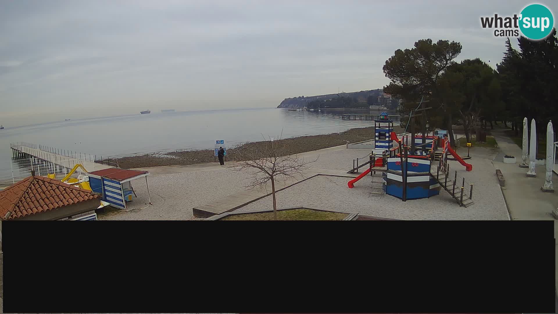 Live webcam Ankaran – Adria Ankaran Hotel & Resort – Slovenia