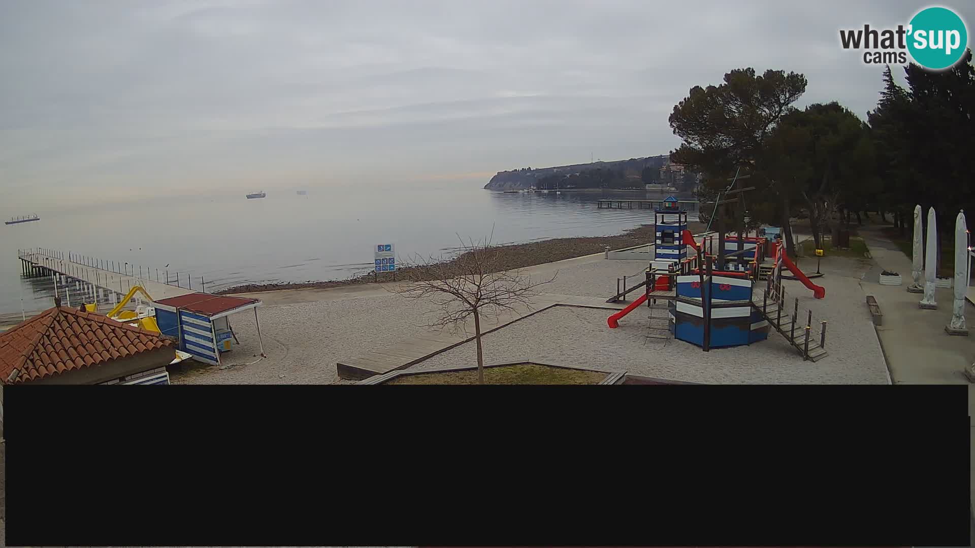 Webcam en direct Ankaran – Adria Ankaran Hotel & Resort – Slovénie