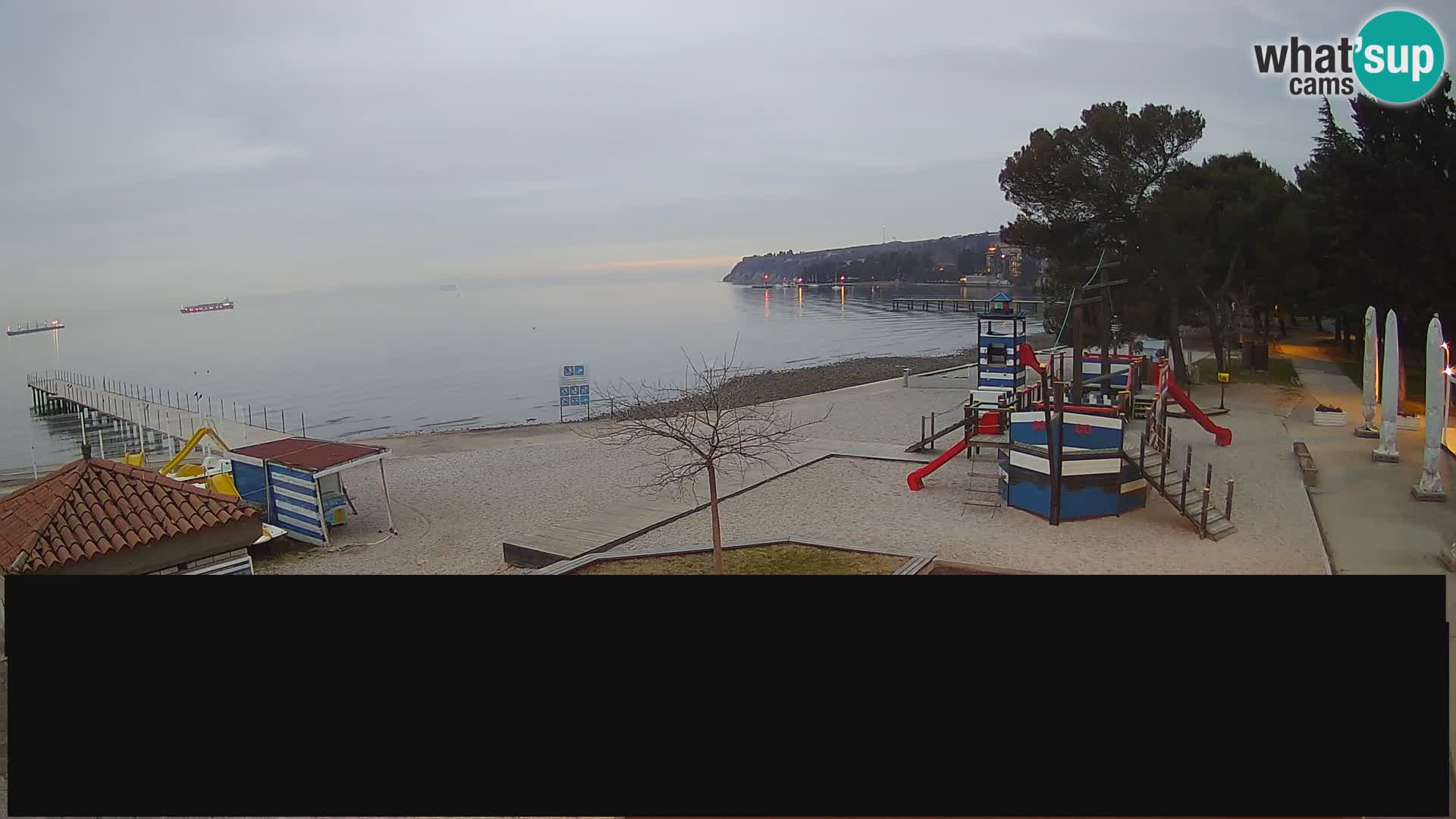 Live webcam Ankaran – Adria Ankaran Hotel & Resort – Slovenia