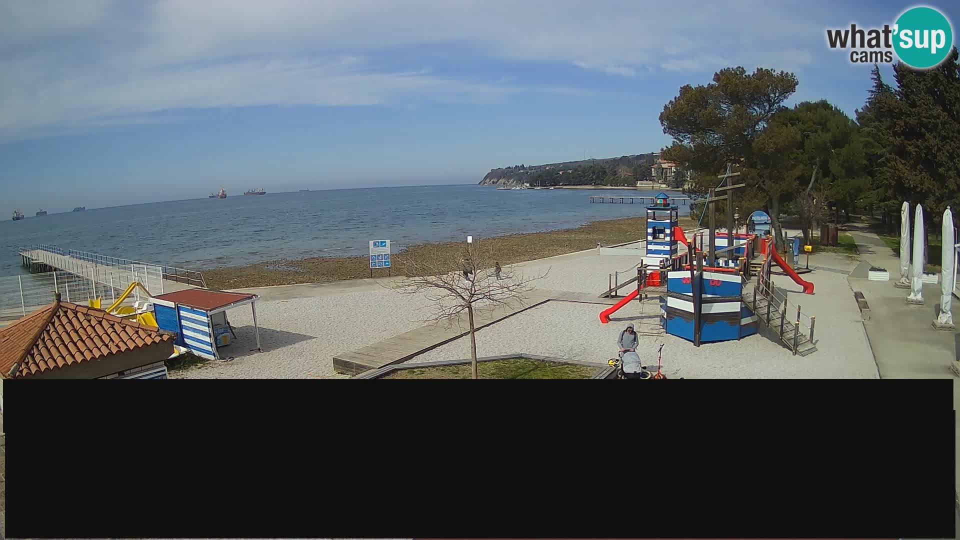 Cámara web en vivo Ankaran – Adria Ankaran Hotel & Resort – Eslovenia