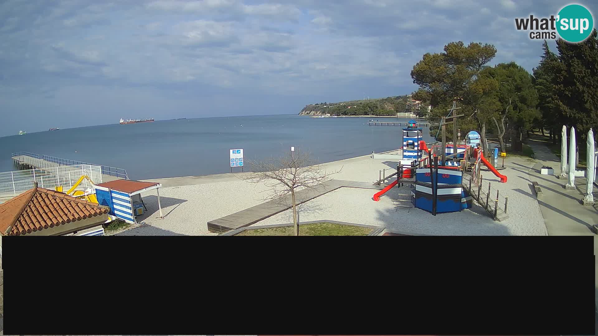 Live webcam Ankaran – Adria Ankaran Hotel & Resort – Slovenia