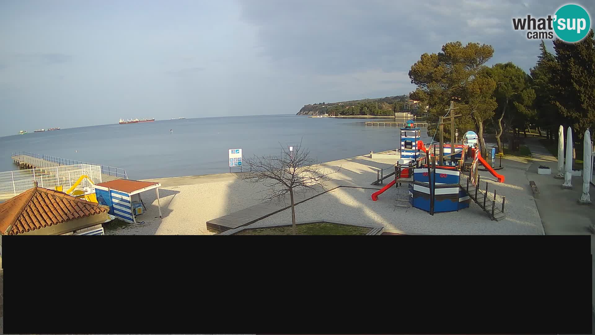 Cámara web en vivo Ankaran – Adria Ankaran Hotel & Resort – Eslovenia