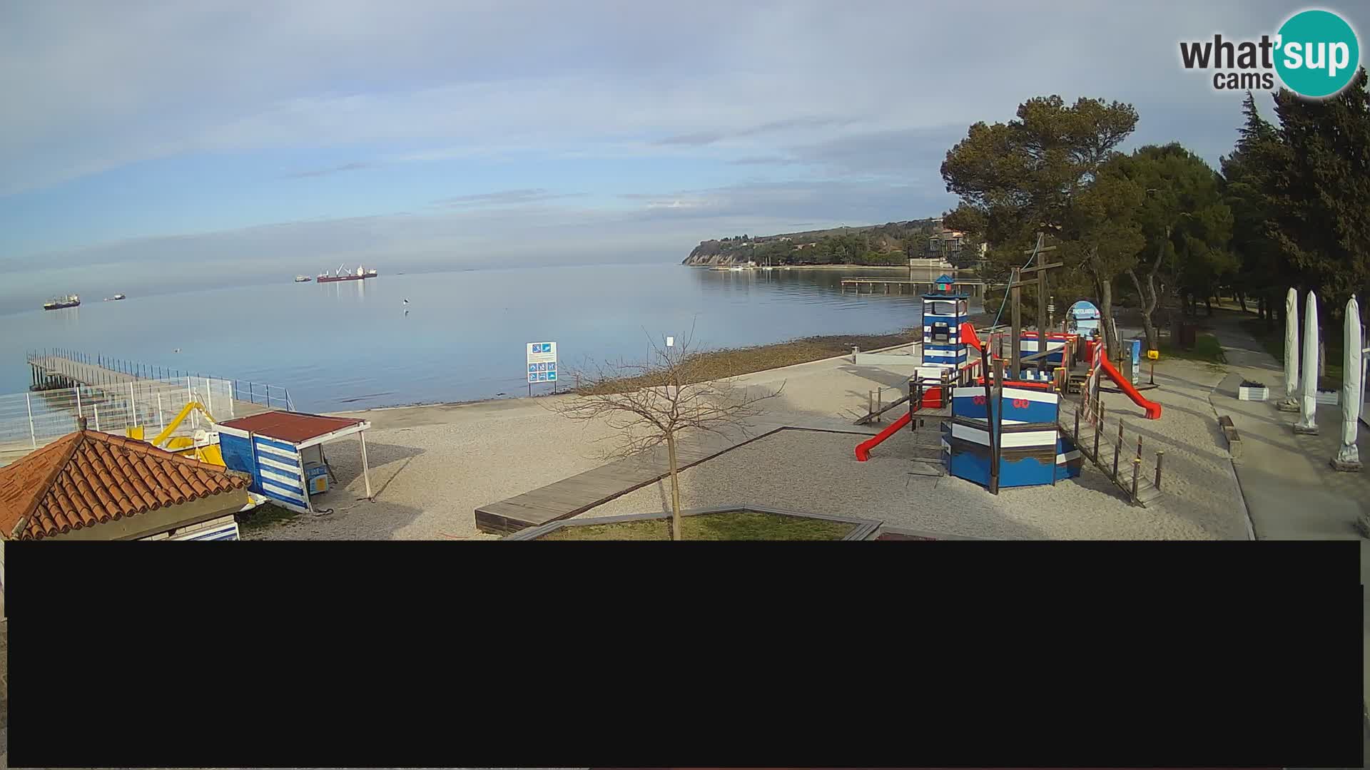 Cámara web en vivo Ankaran – Adria Ankaran Hotel & Resort – Eslovenia