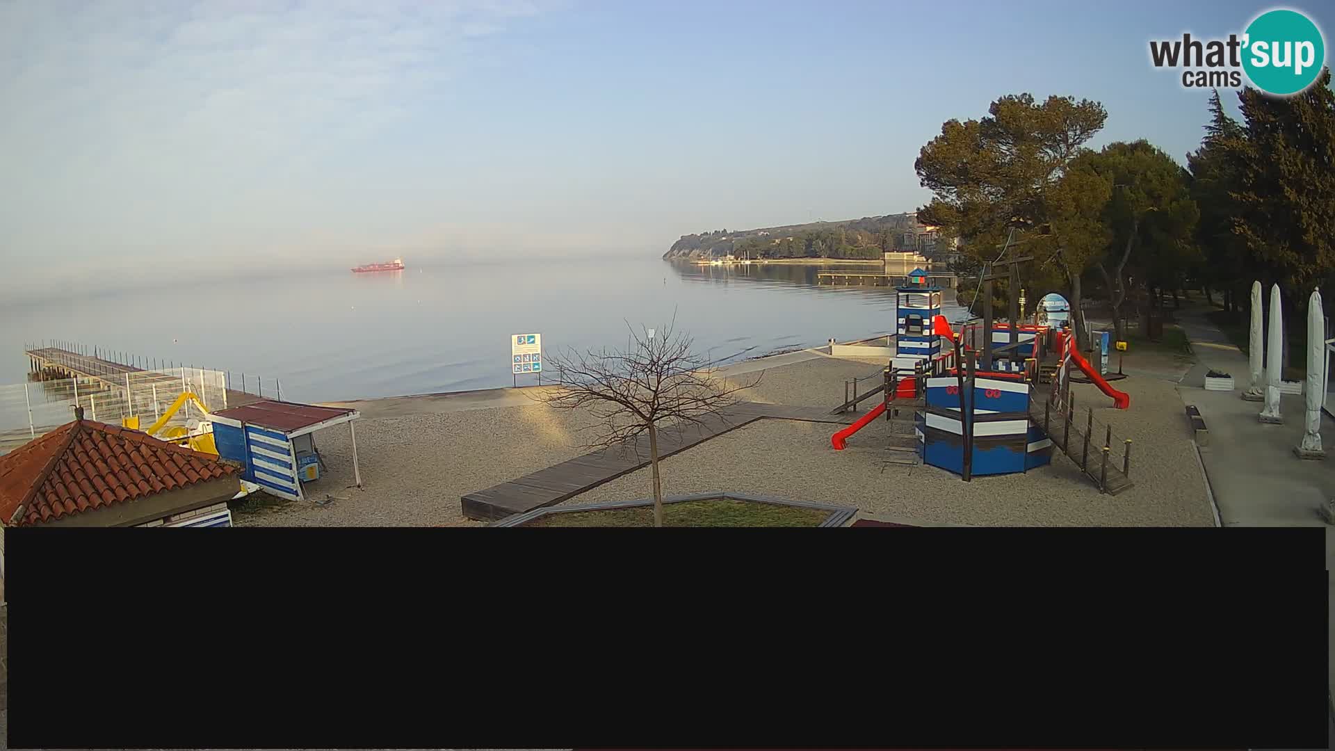 Cámara web en vivo Ankaran – Adria Ankaran Hotel & Resort – Eslovenia