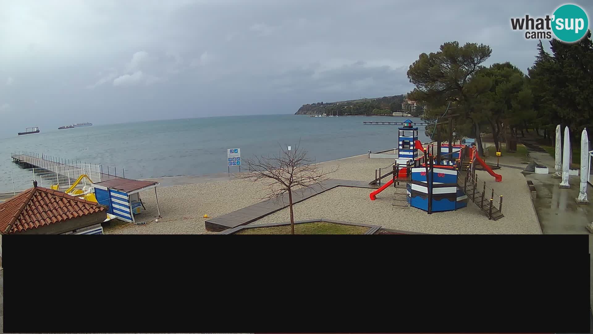 Live webcam Ankaran – Adria Ankaran Hotel & Resort – Slovenia