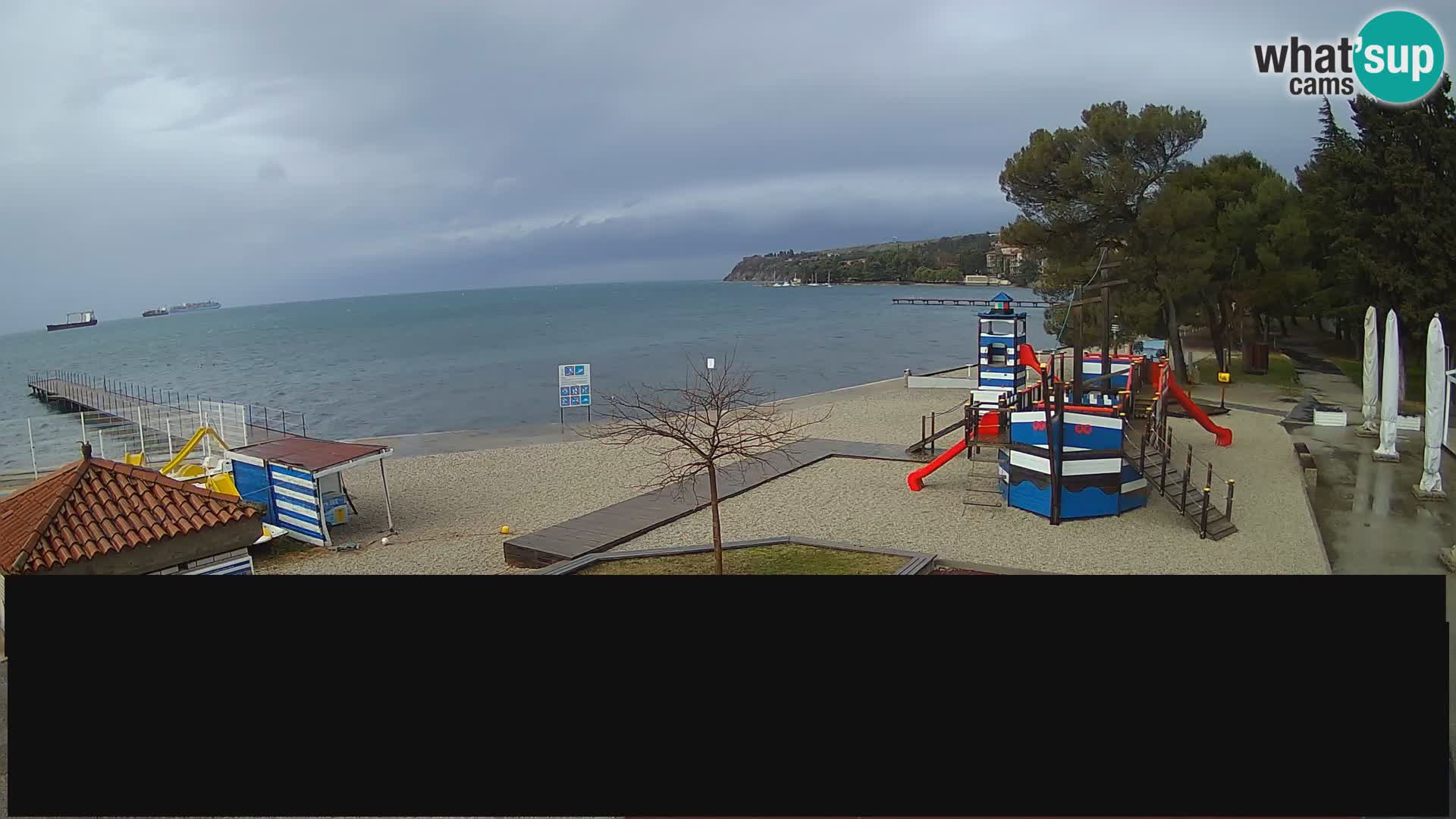 Live webcam Ankaran – Adria Ankaran Hotel & Resort – Slovenia