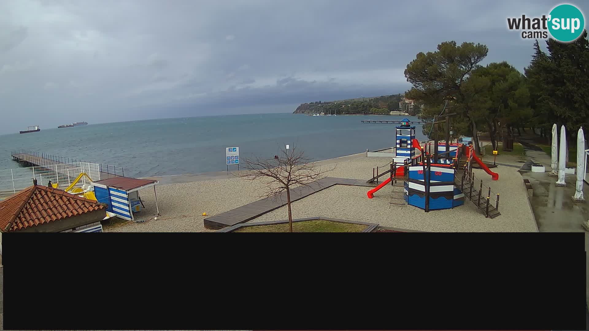 Web kamera uživo Ankaran – Adria Ankaran Hotel & Resort – Slovenija