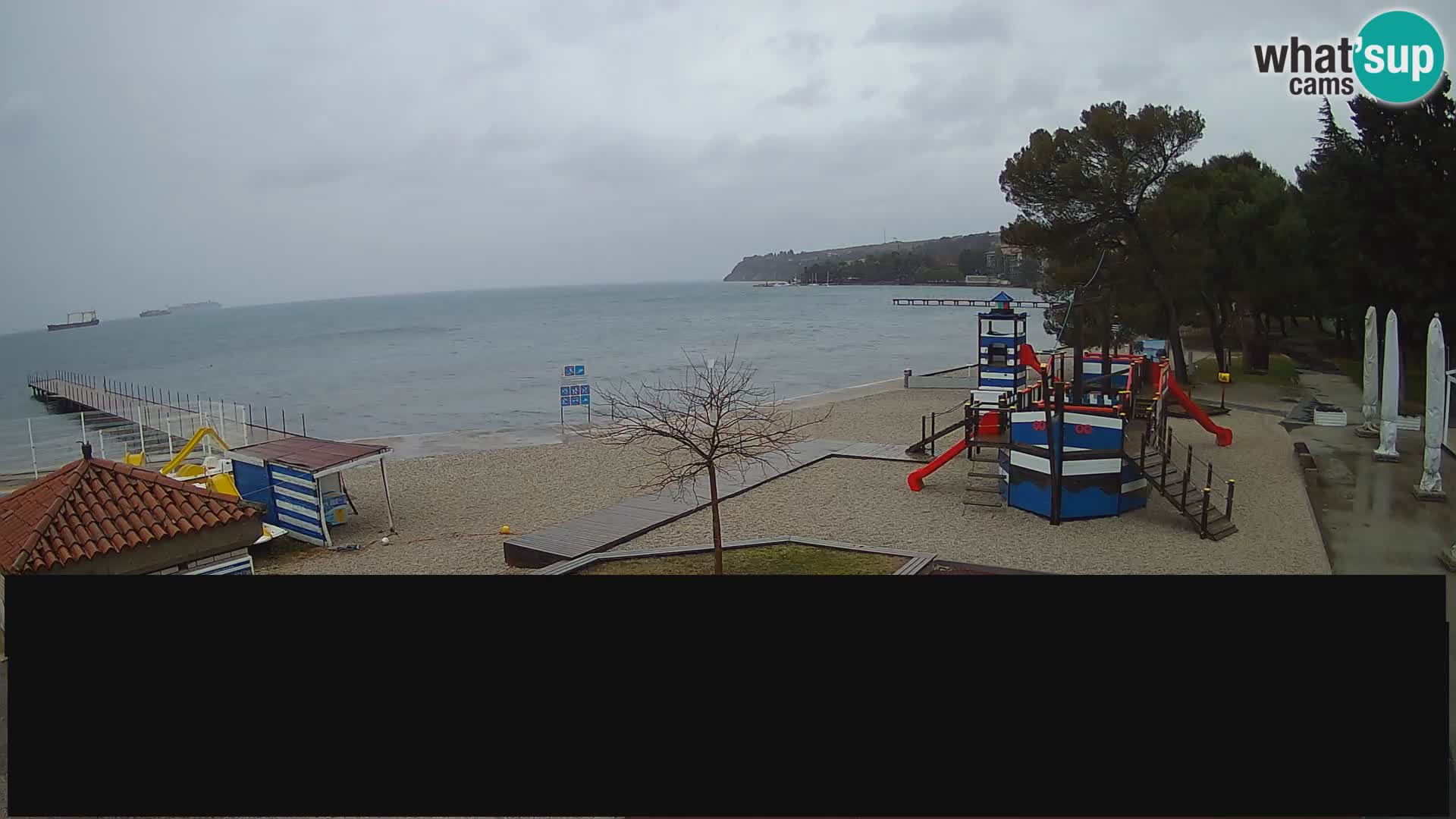 Live webcam Ankaran – Adria Ankaran Hotel & Resort – Slovenia