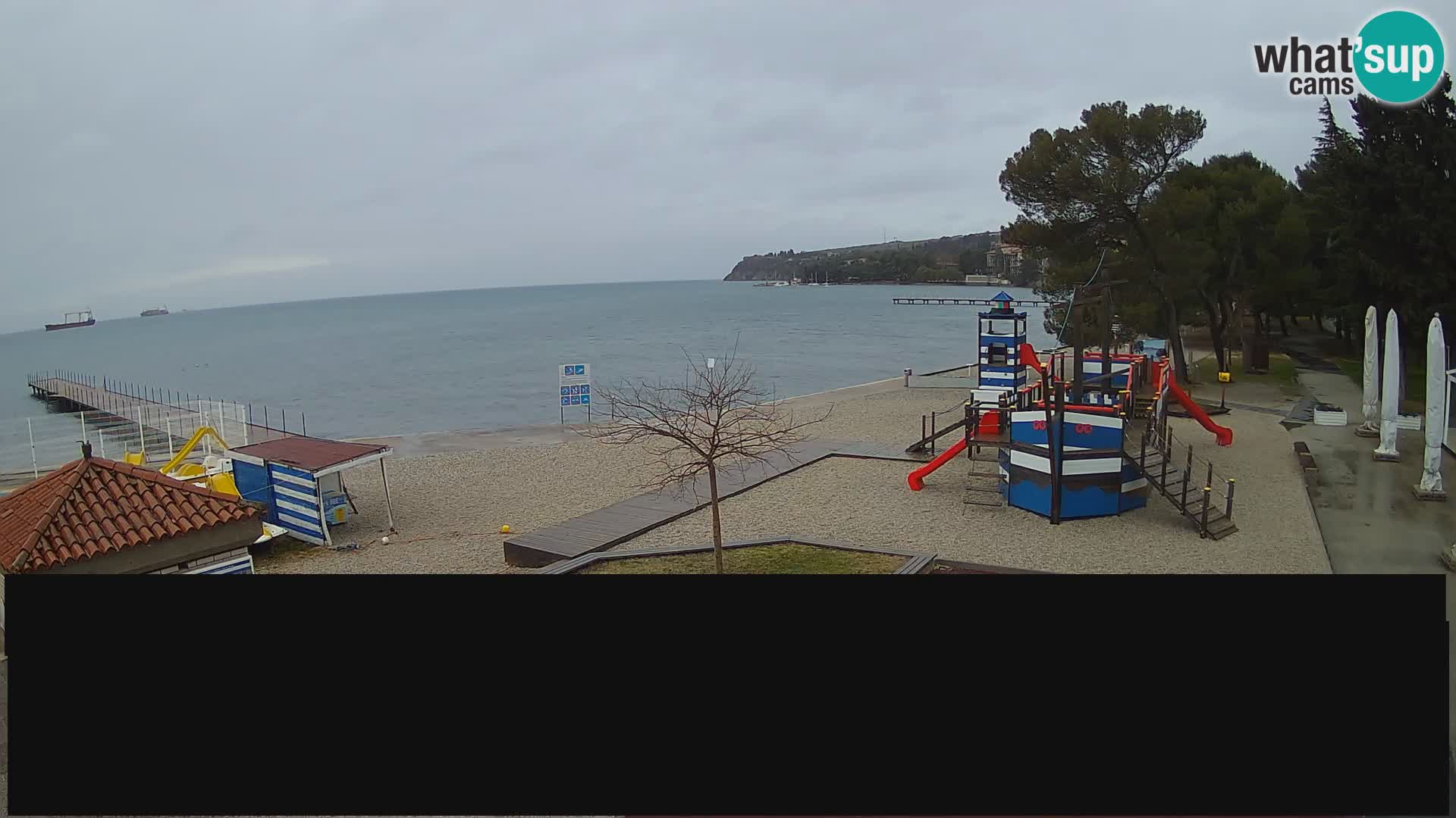 Live webcam Ankaran – Adria Ankaran Hotel & Resort – Slovenia