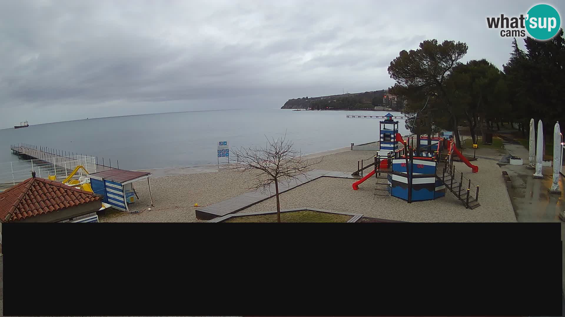 Cámara web en vivo Ankaran – Adria Ankaran Hotel & Resort – Eslovenia