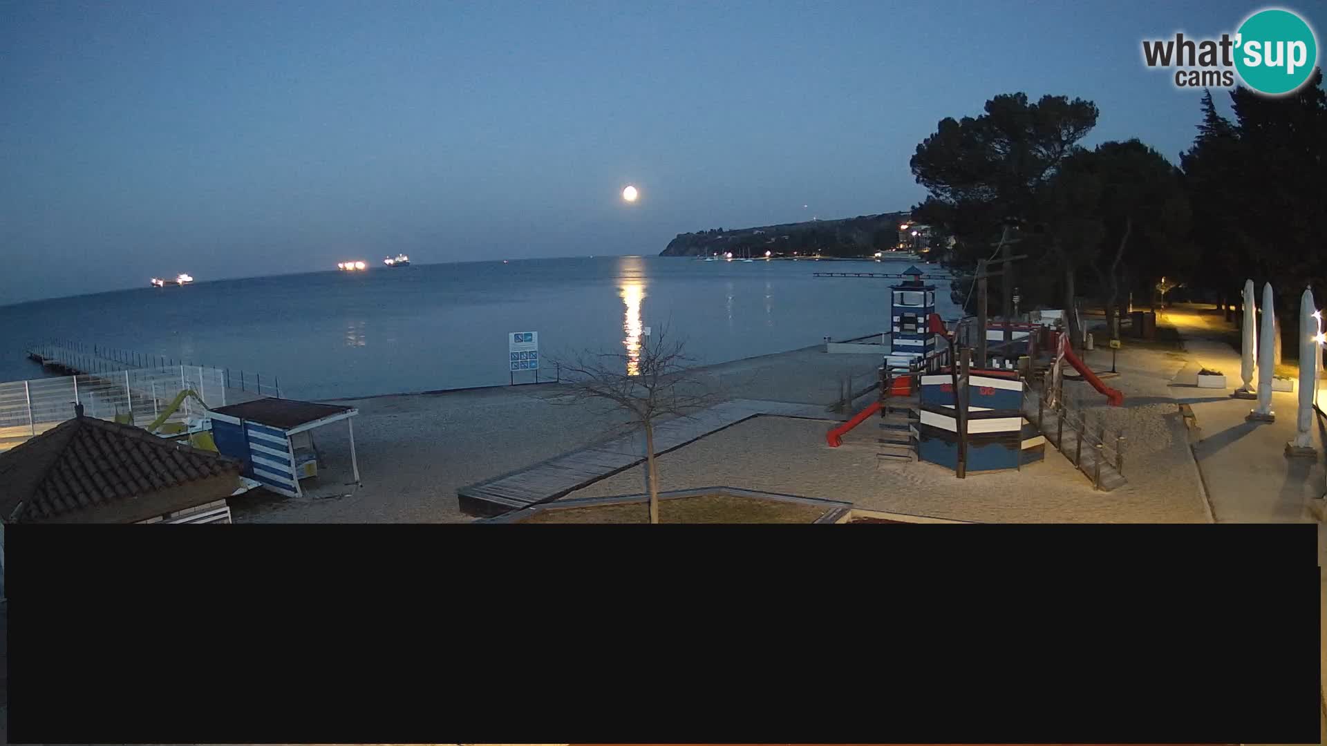 Web kamera uživo Ankaran – Adria Ankaran Hotel & Resort – Slovenija