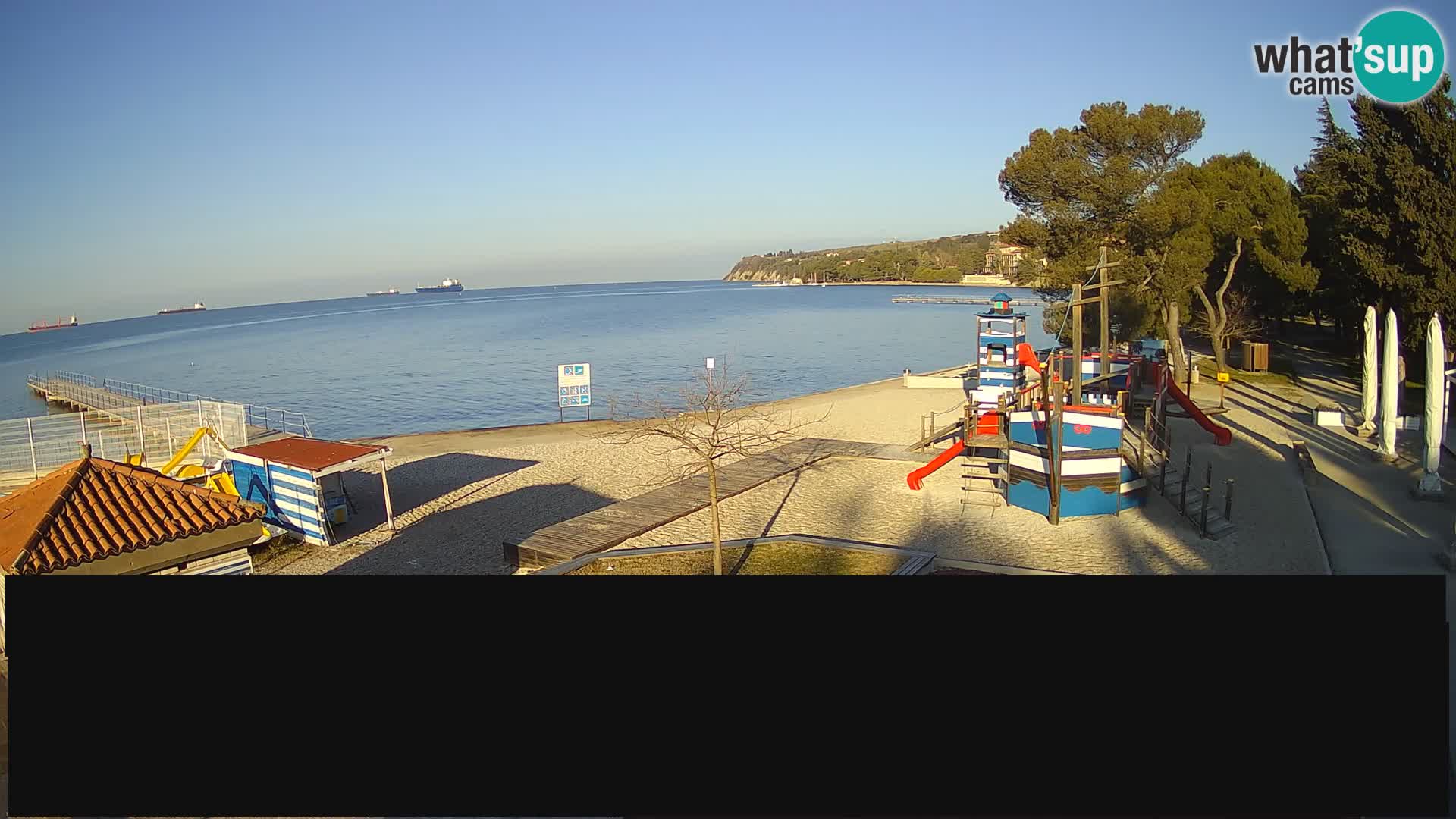 Web kamera uživo Ankaran – Adria Ankaran Hotel & Resort – Slovenija