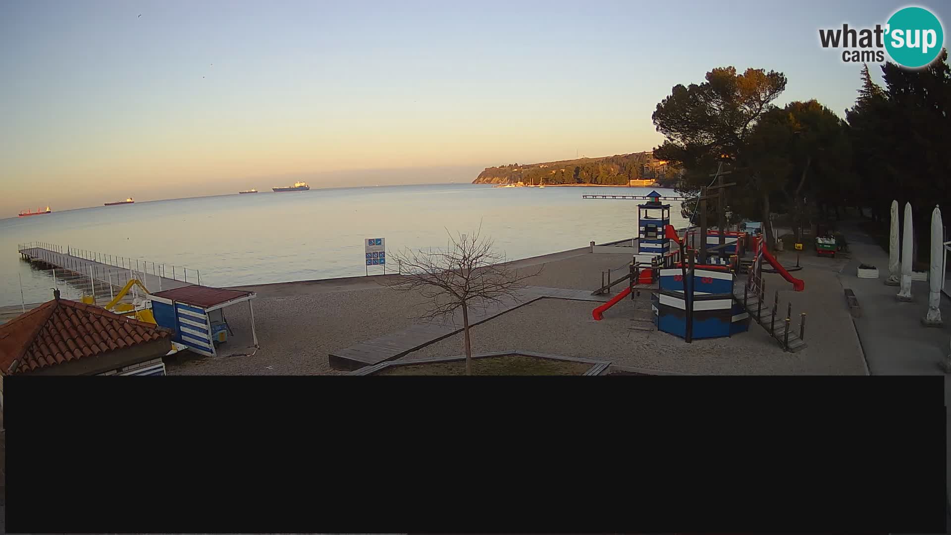 Web kamera uživo Ankaran – Adria Ankaran Hotel & Resort – Slovenija