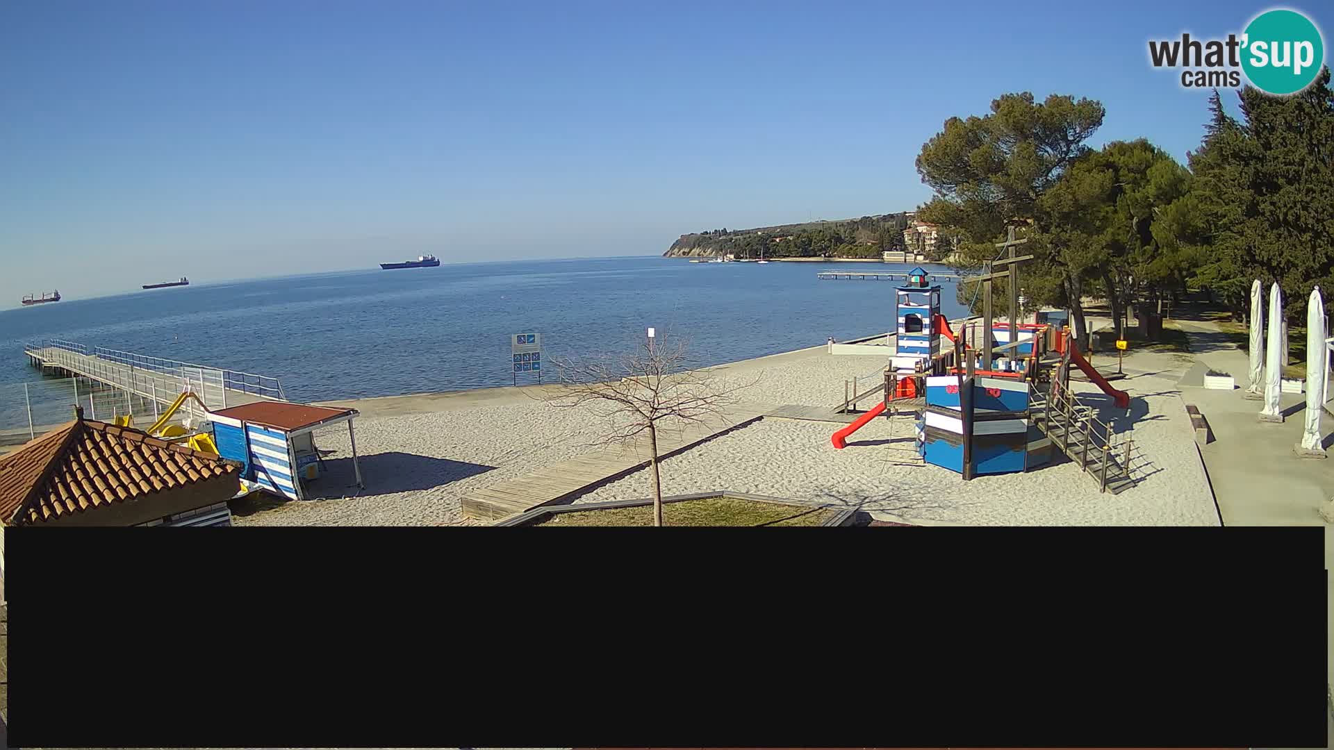 Cámara web en vivo Ankaran – Adria Ankaran Hotel & Resort – Eslovenia