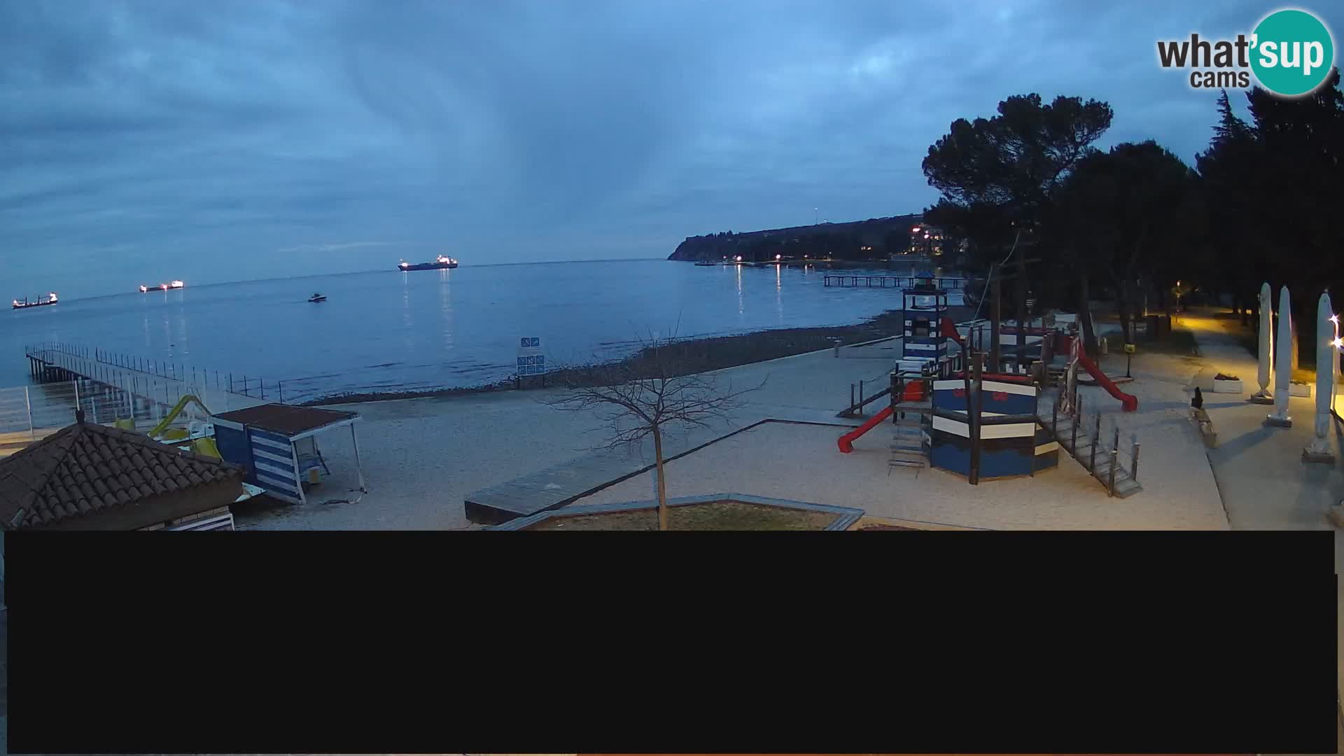 Live webcam Ankaran – Adria Ankaran Hotel & Resort – Slovenia