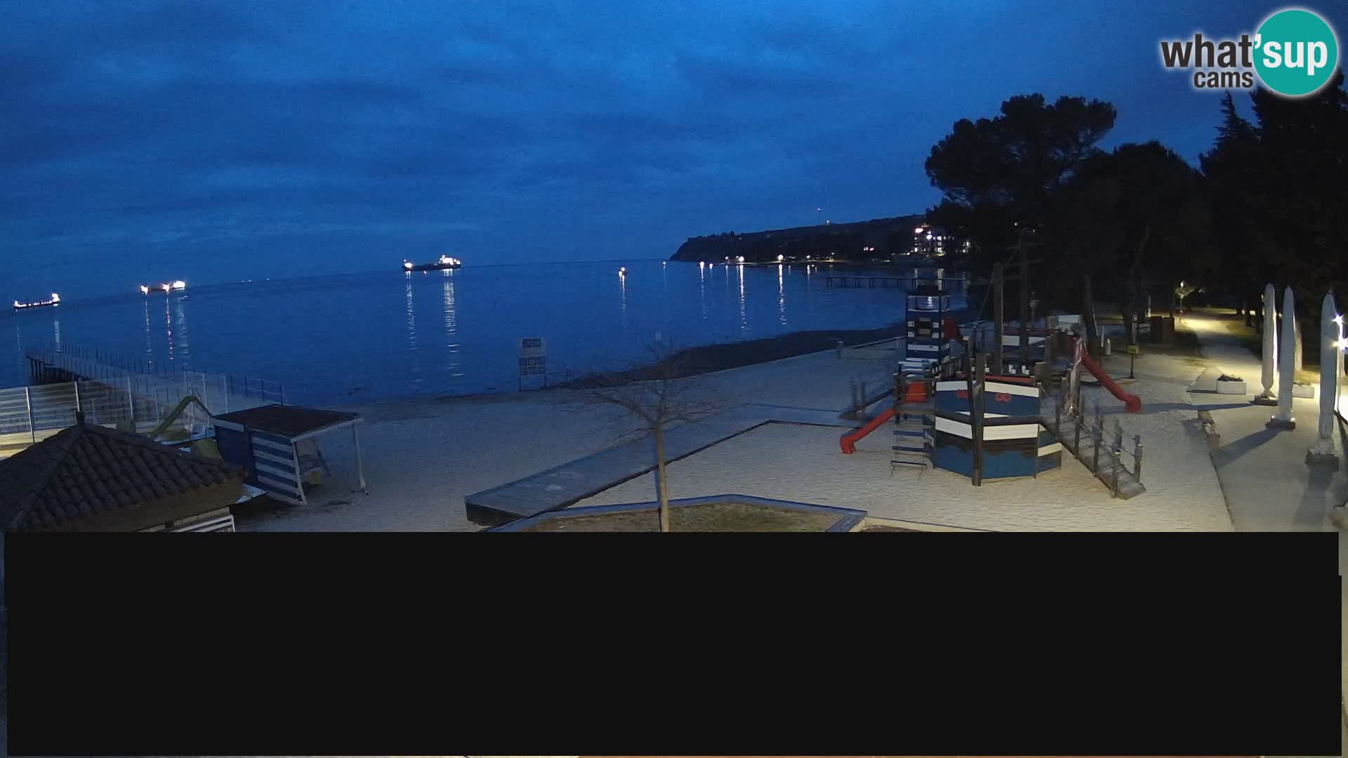 Web kamera uživo Ankaran – Adria Ankaran Hotel & Resort – Slovenija