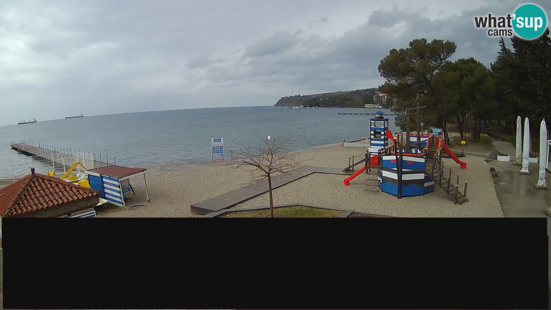 Web kamera uživo Ankaran – Adria Ankaran Hotel & Resort – Slovenija