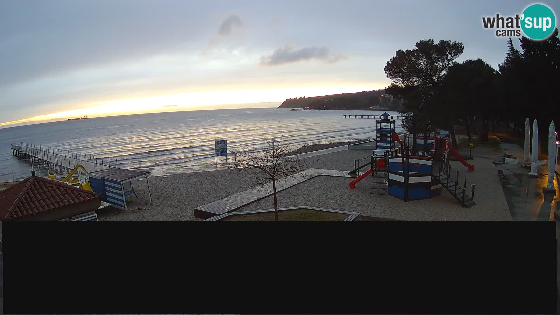 Cámara web en vivo Ankaran – Adria Ankaran Hotel & Resort – Eslovenia