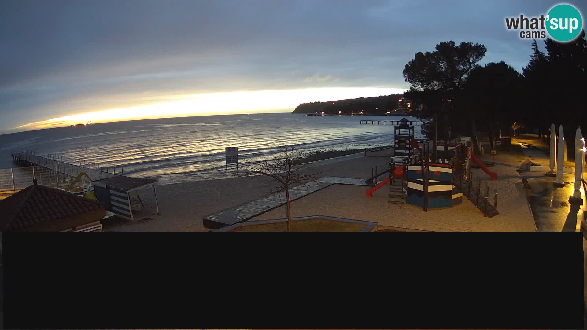 Cámara web en vivo Ankaran – Adria Ankaran Hotel & Resort – Eslovenia