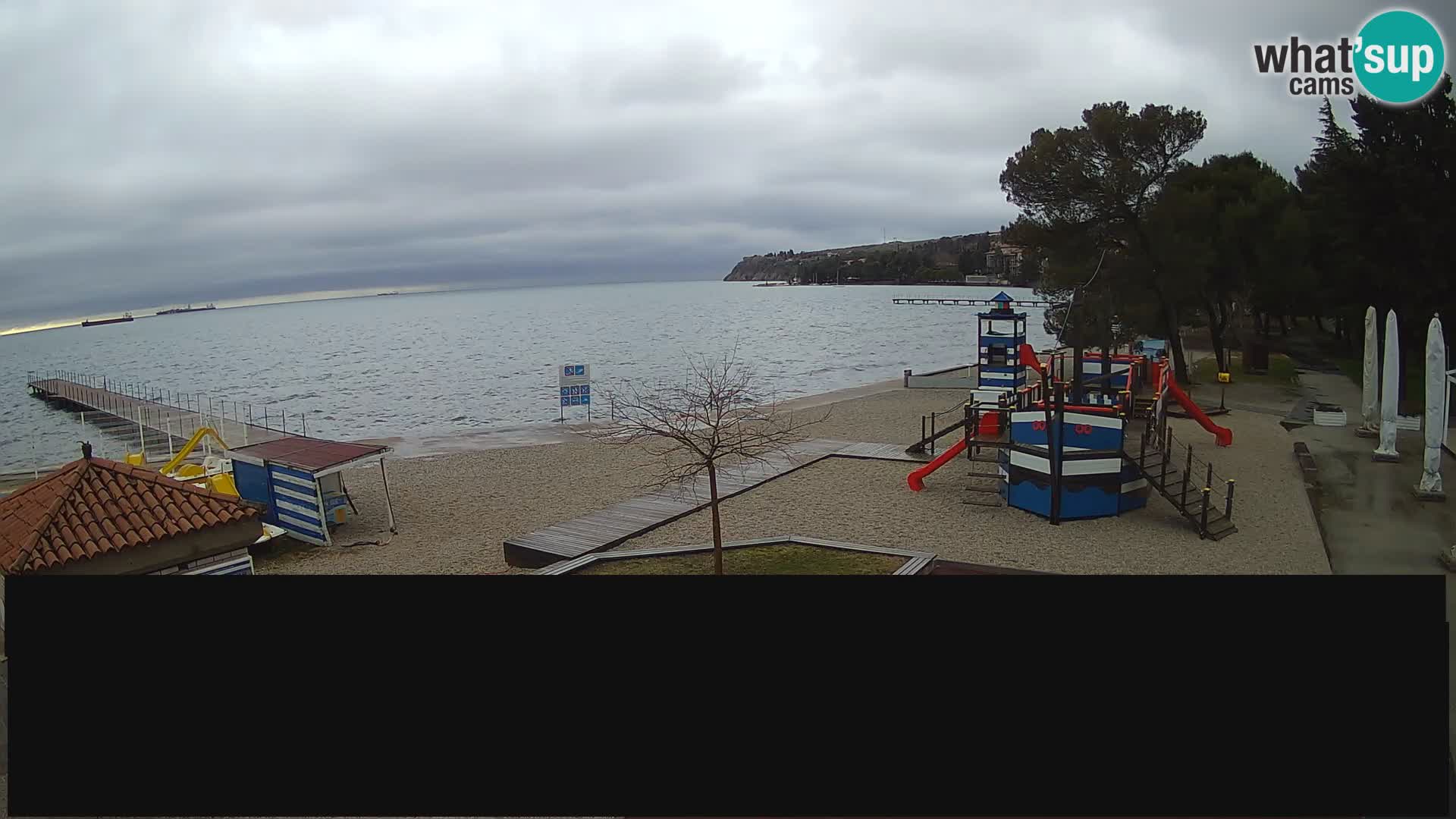 Web kamera uživo Ankaran – Adria Ankaran Hotel & Resort – Slovenija