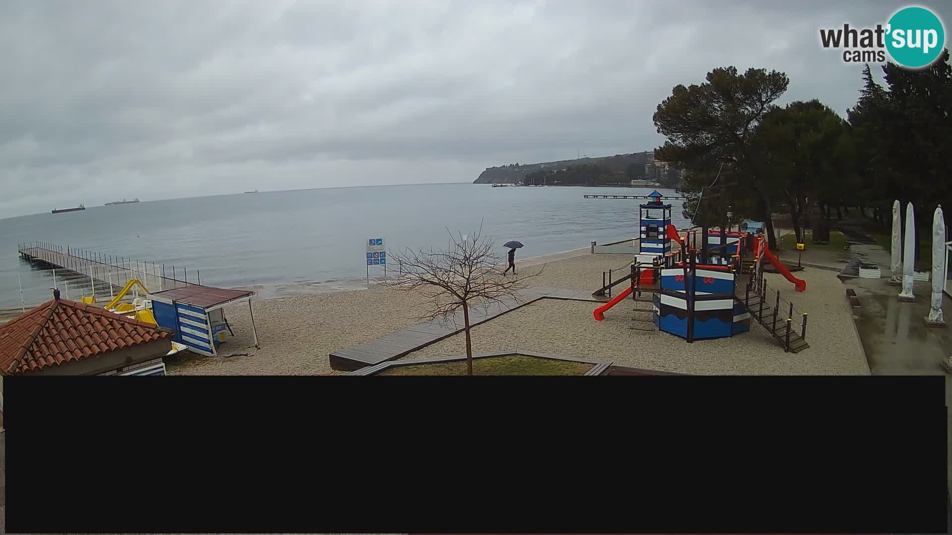 Live webcam Ankaran – Adria Ankaran Hotel & Resort – Slovenia