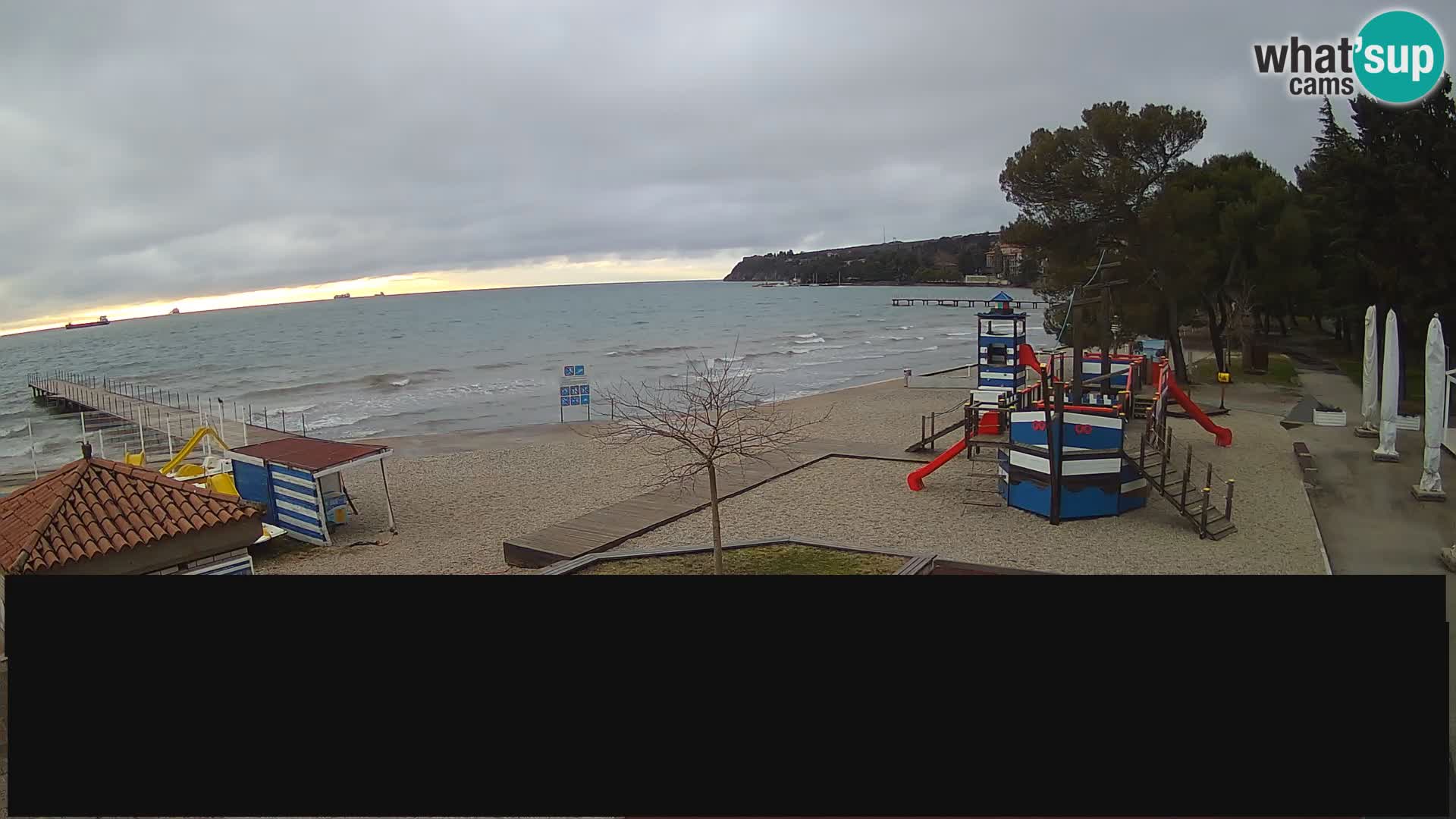 Web kamera uživo Ankaran – Adria Ankaran Hotel & Resort – Slovenija