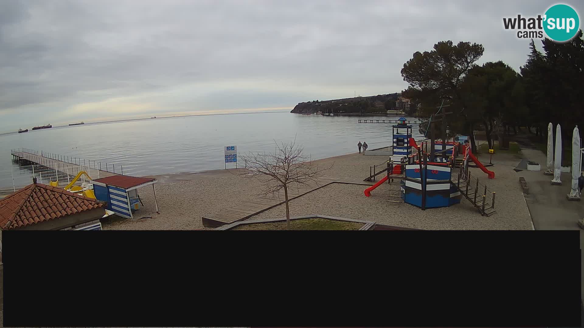 Cámara web en vivo Ankaran – Adria Ankaran Hotel & Resort – Eslovenia