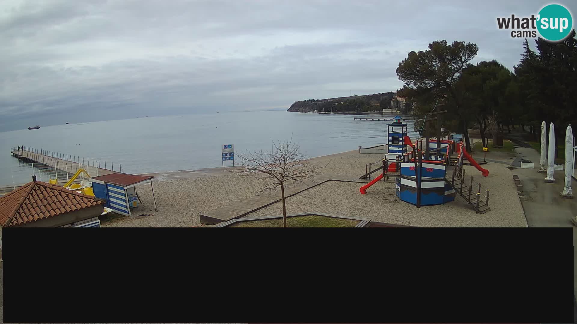 Cámara web en vivo Ankaran – Adria Ankaran Hotel & Resort – Eslovenia