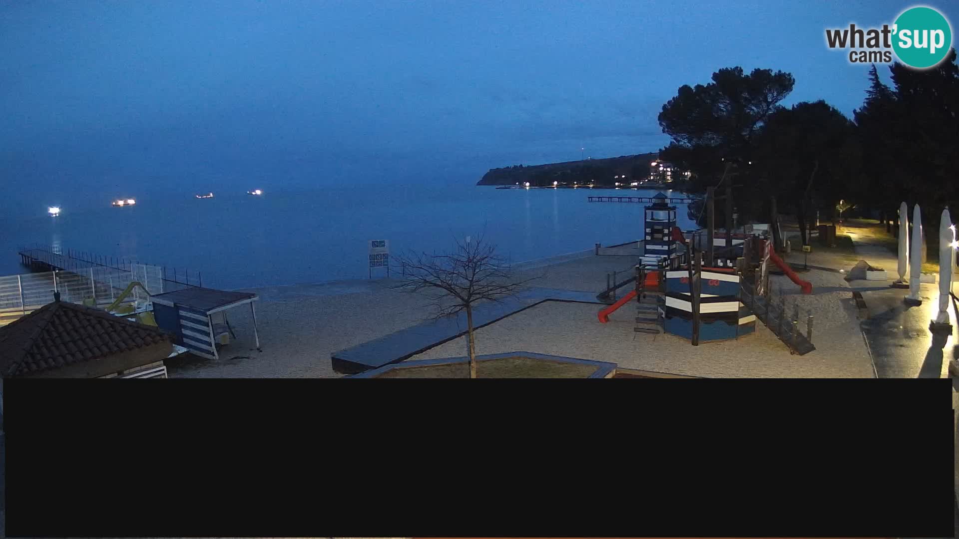 Web kamera uživo Ankaran – Adria Ankaran Hotel & Resort – Slovenija