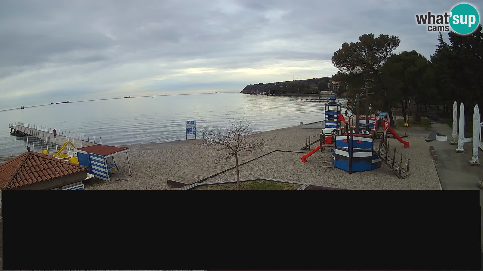 Cámara web en vivo Ankaran – Adria Ankaran Hotel & Resort – Eslovenia