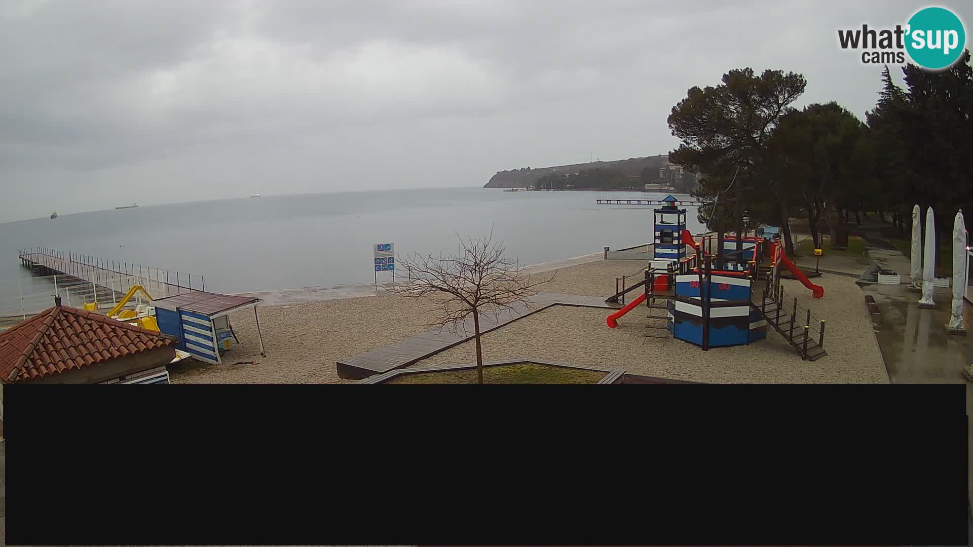 Cámara web en vivo Ankaran – Adria Ankaran Hotel & Resort – Eslovenia