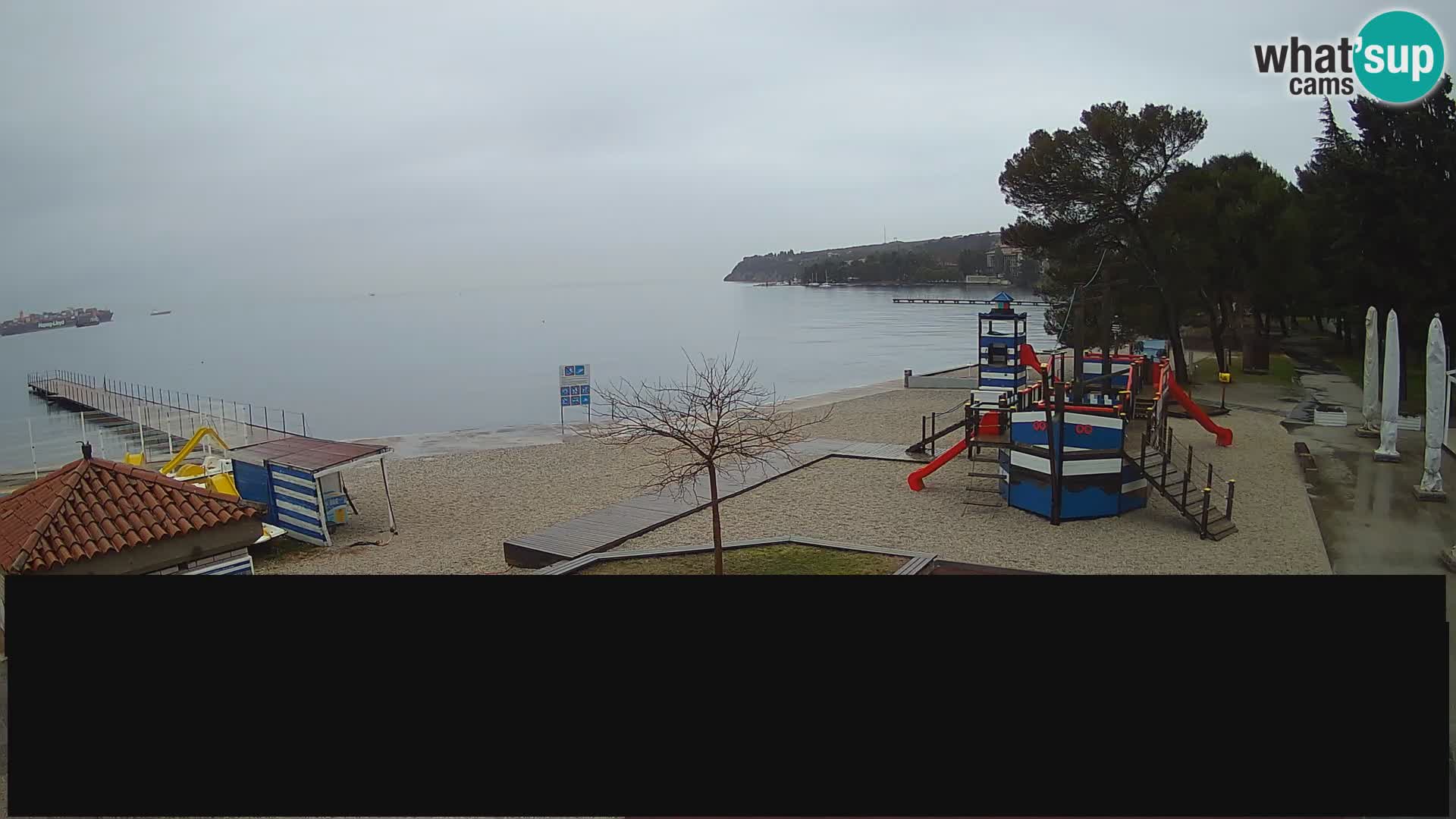 Cámara web en vivo Ankaran – Adria Ankaran Hotel & Resort – Eslovenia