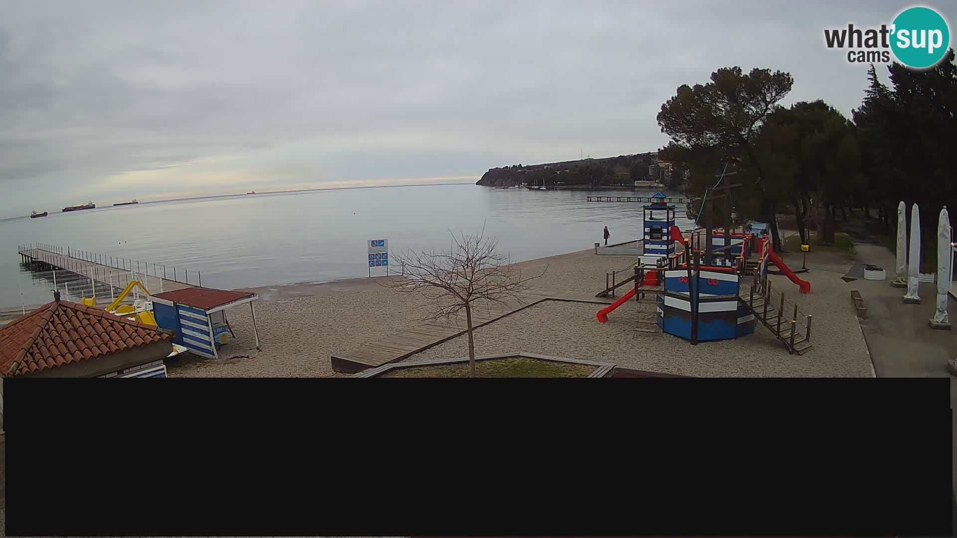 Cámara web en vivo Ankaran – Adria Ankaran Hotel & Resort – Eslovenia