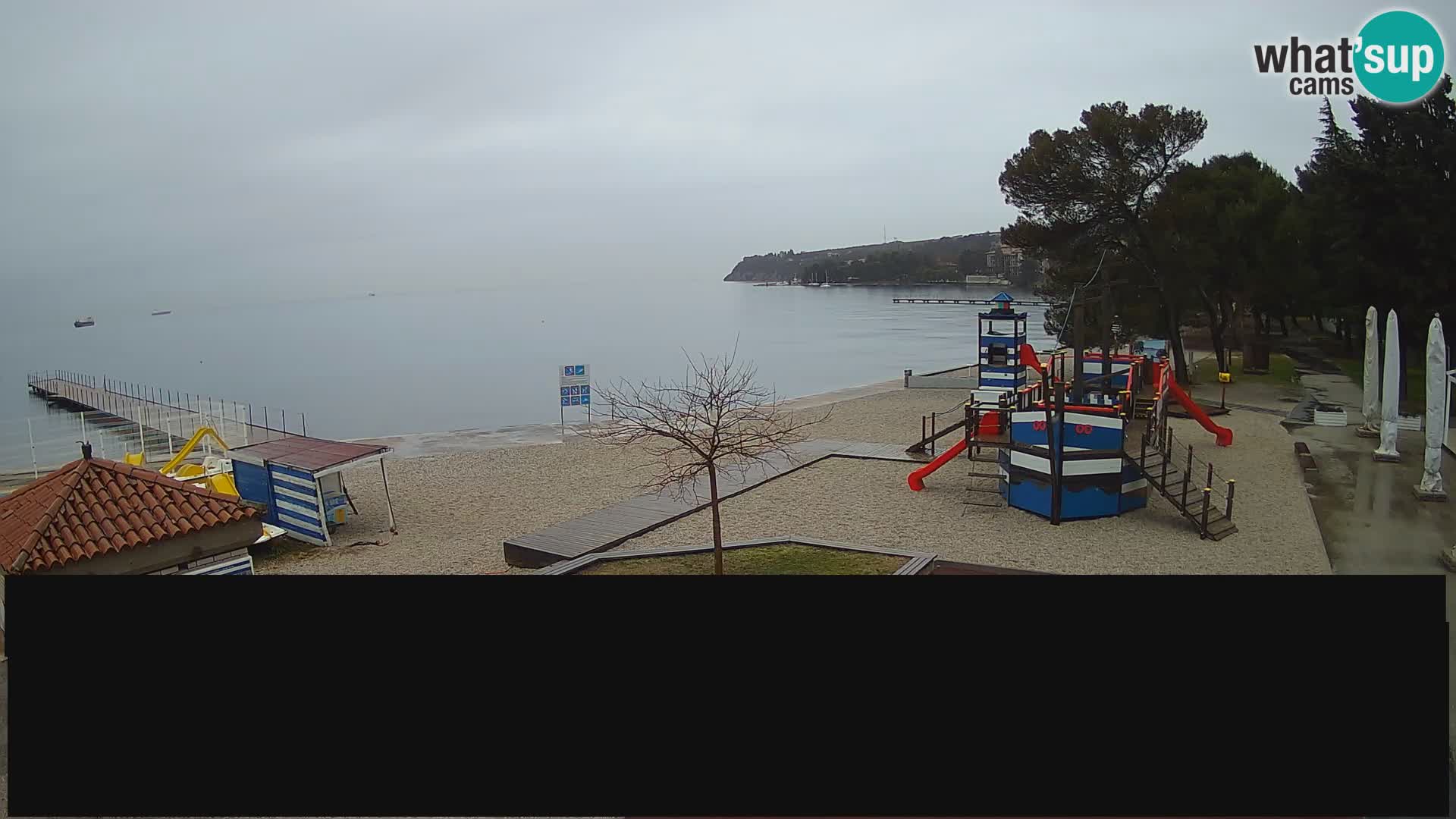 Web kamera uživo Ankaran – Adria Ankaran Hotel & Resort – Slovenija