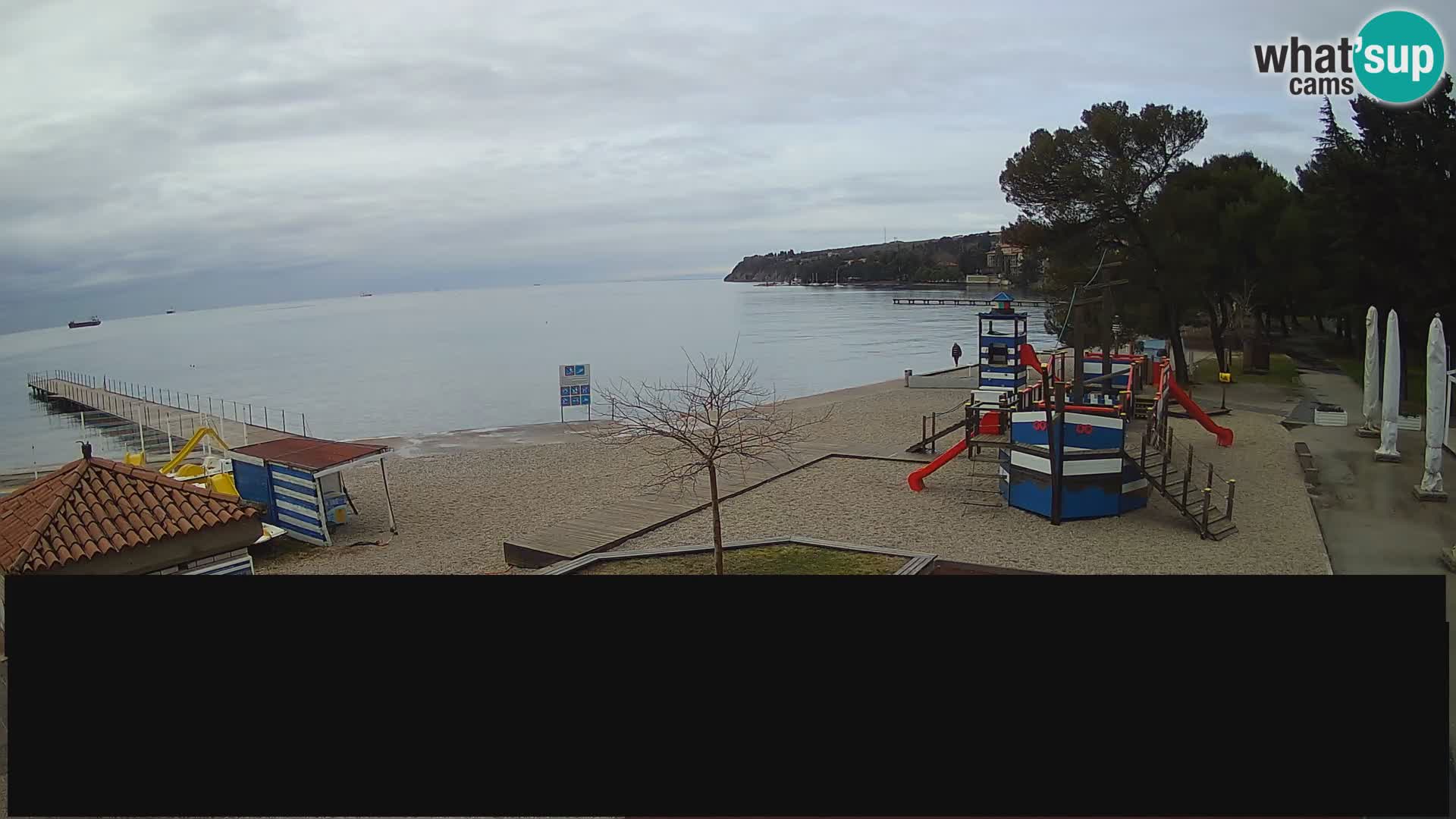 Cámara web en vivo Ankaran – Adria Ankaran Hotel & Resort – Eslovenia