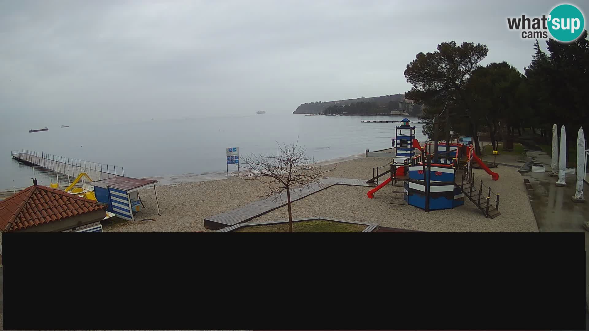 Cámara web en vivo Ankaran – Adria Ankaran Hotel & Resort – Eslovenia